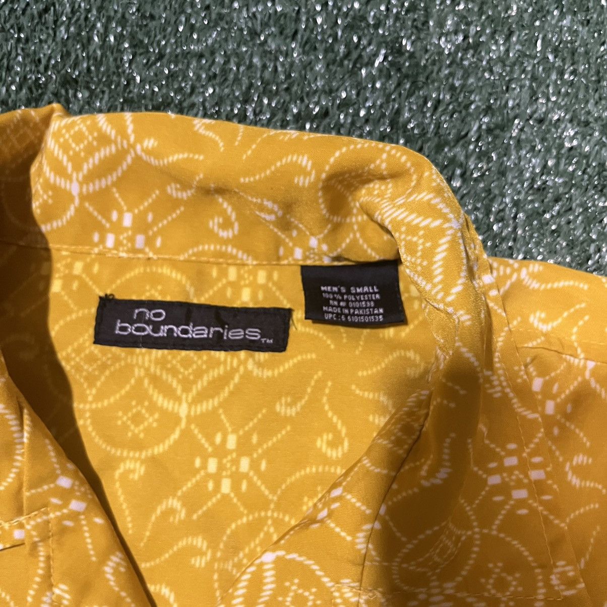 Other No Boundaries Yellow Hawaiian Button Up Shirt Size US S / EU 44-46 / 1 - 4 Thumbnail