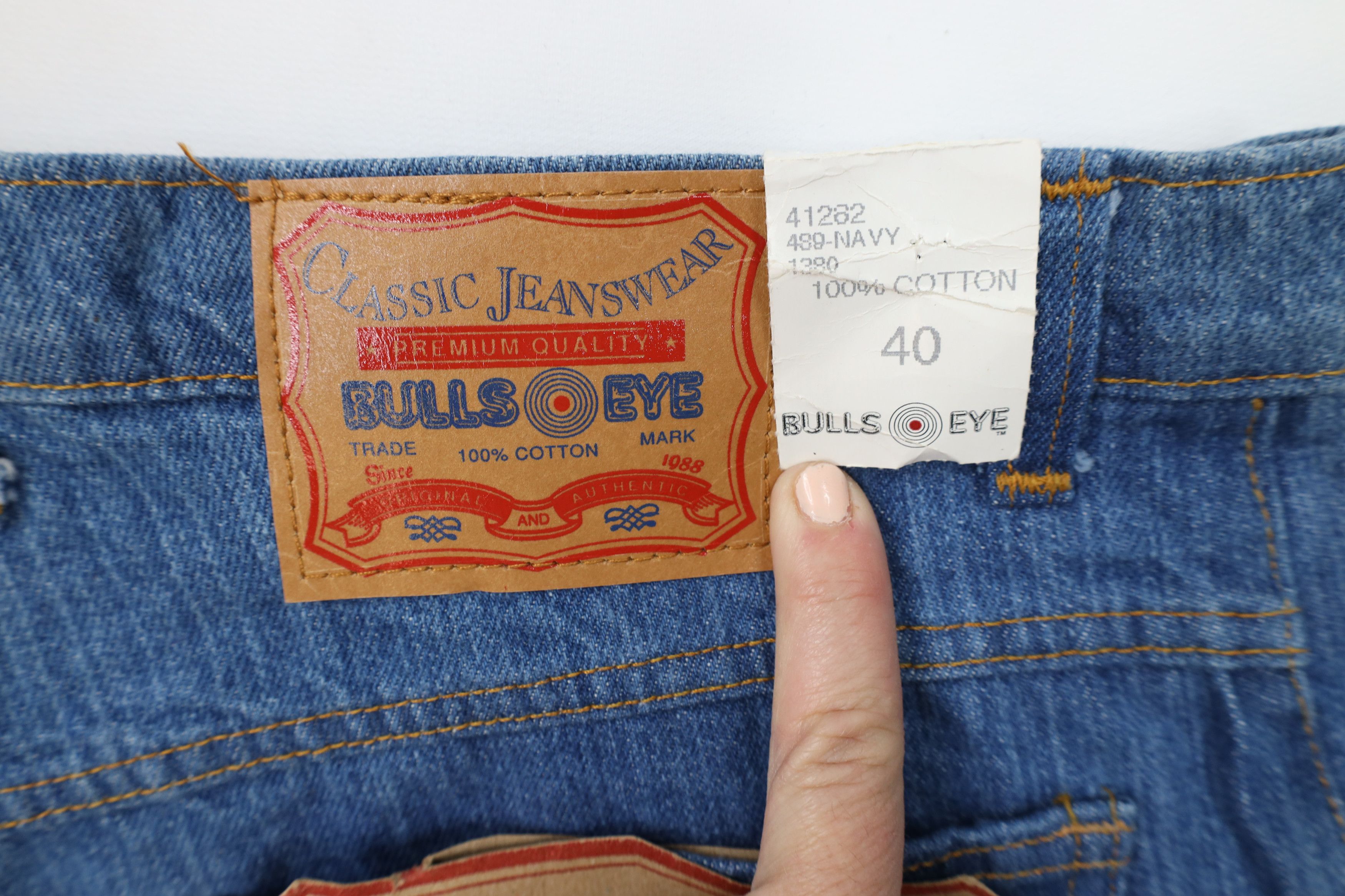 Vintage Deadstock Vintage 90s Streetwear Denim Jean Shorts Jorts Size US 40 / EU 56 - 8 Thumbnail