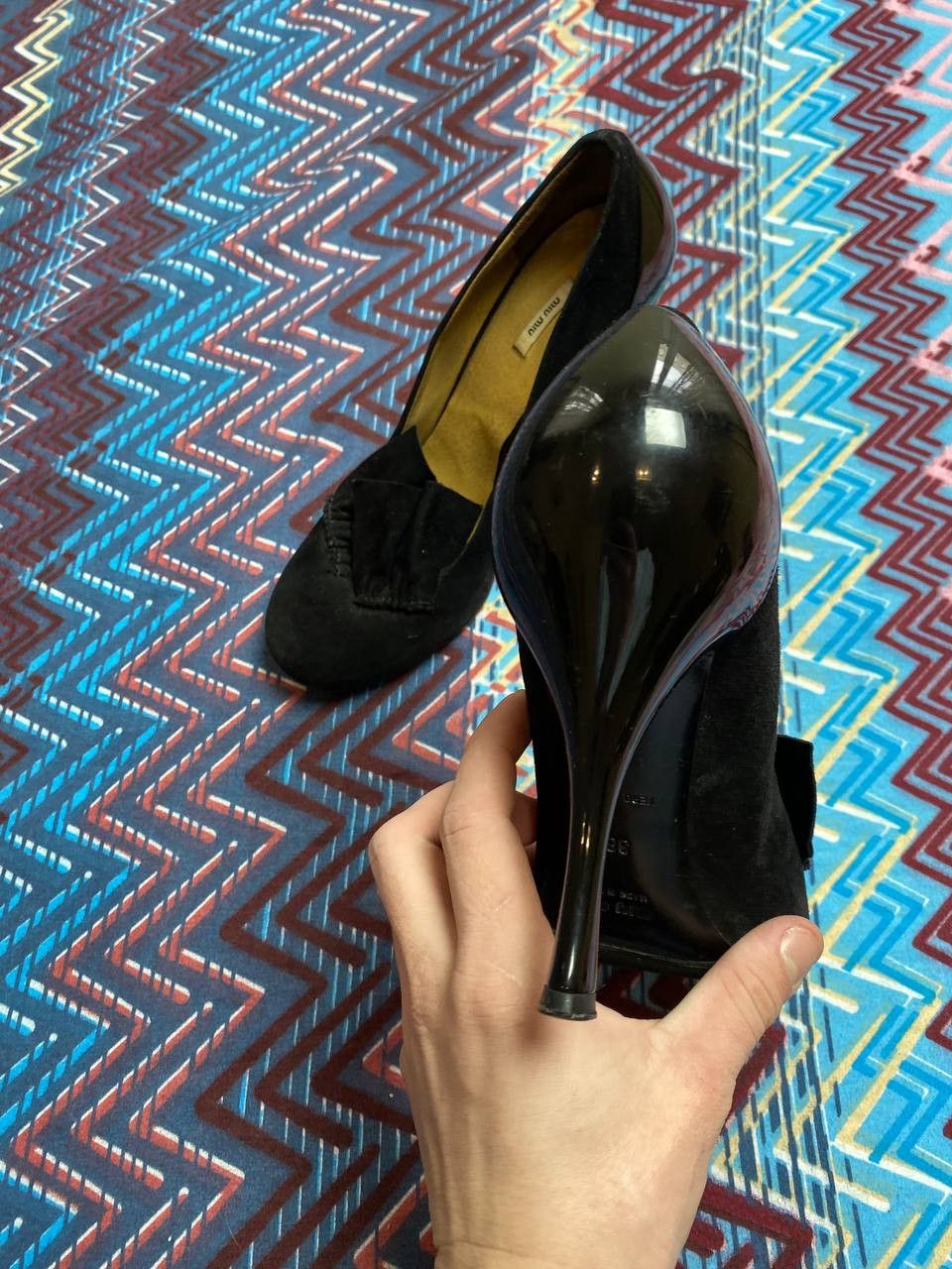Miu Miu MIU MIU 00s SUEDE TURQUOISE FANCY PUMPS Size US 8 / IT 38 - 13 Thumbnail