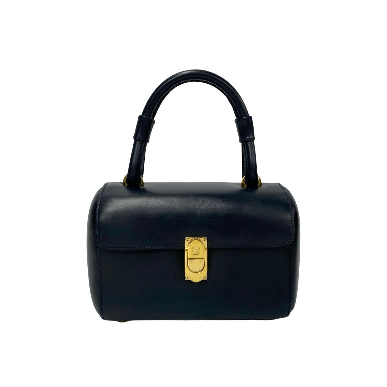 Loewe Loewe Anagram Mini Boston Bag Leather Handbag in Very Good Condition Size ONE SIZE - 1 Thumbnail