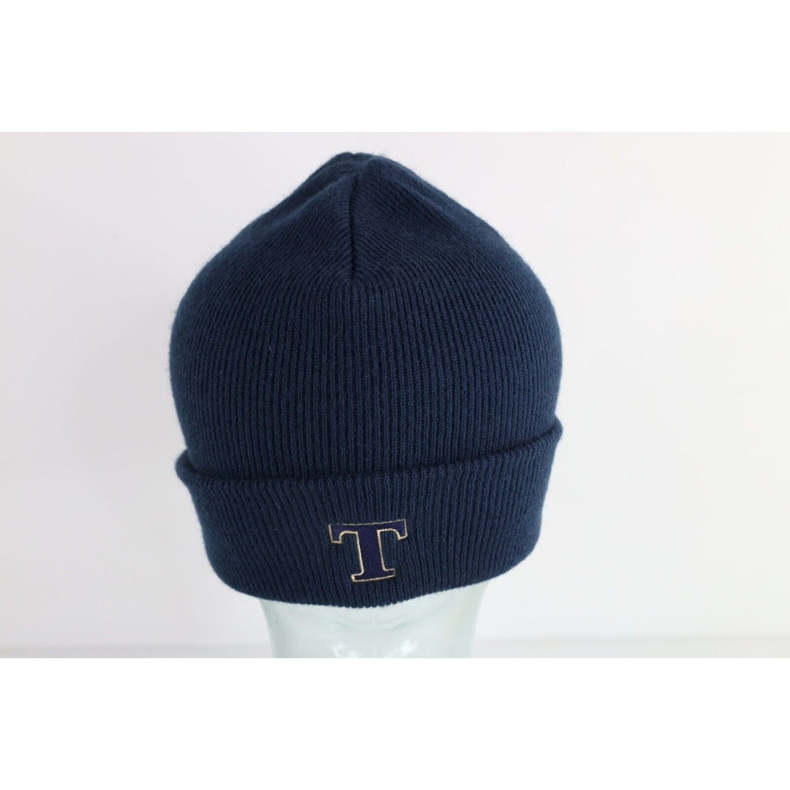 Nike × Vintage Vintage Nike Travis Scott Mini Swoosh T Letter Winter Beanie Size ONE SIZE - 4 Thumbnail