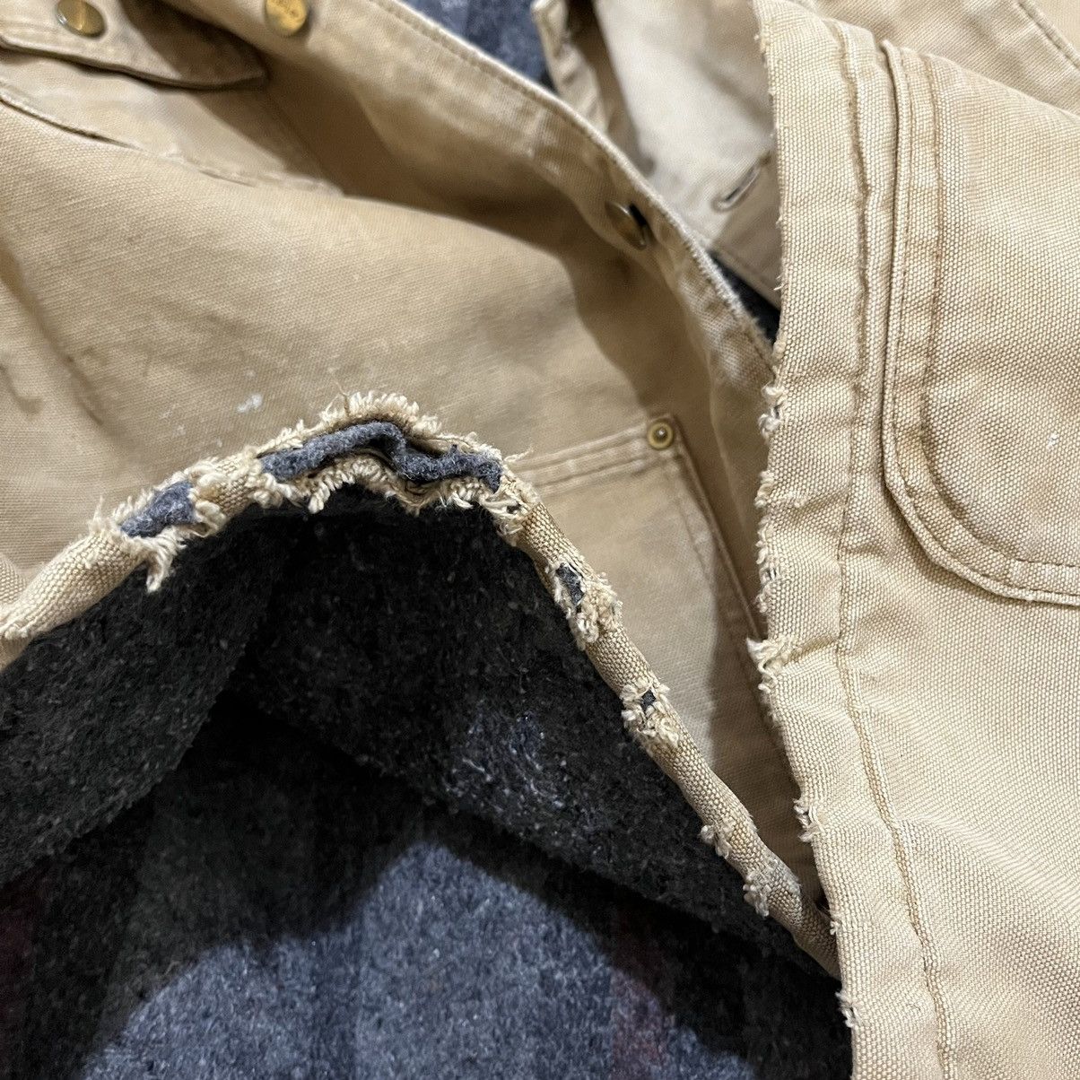 Carhartt Vintage 90's Carhartt C01 BRN Hamilton Chore Jacket Size US XL / EU 56 / 4 - 24 Thumbnail