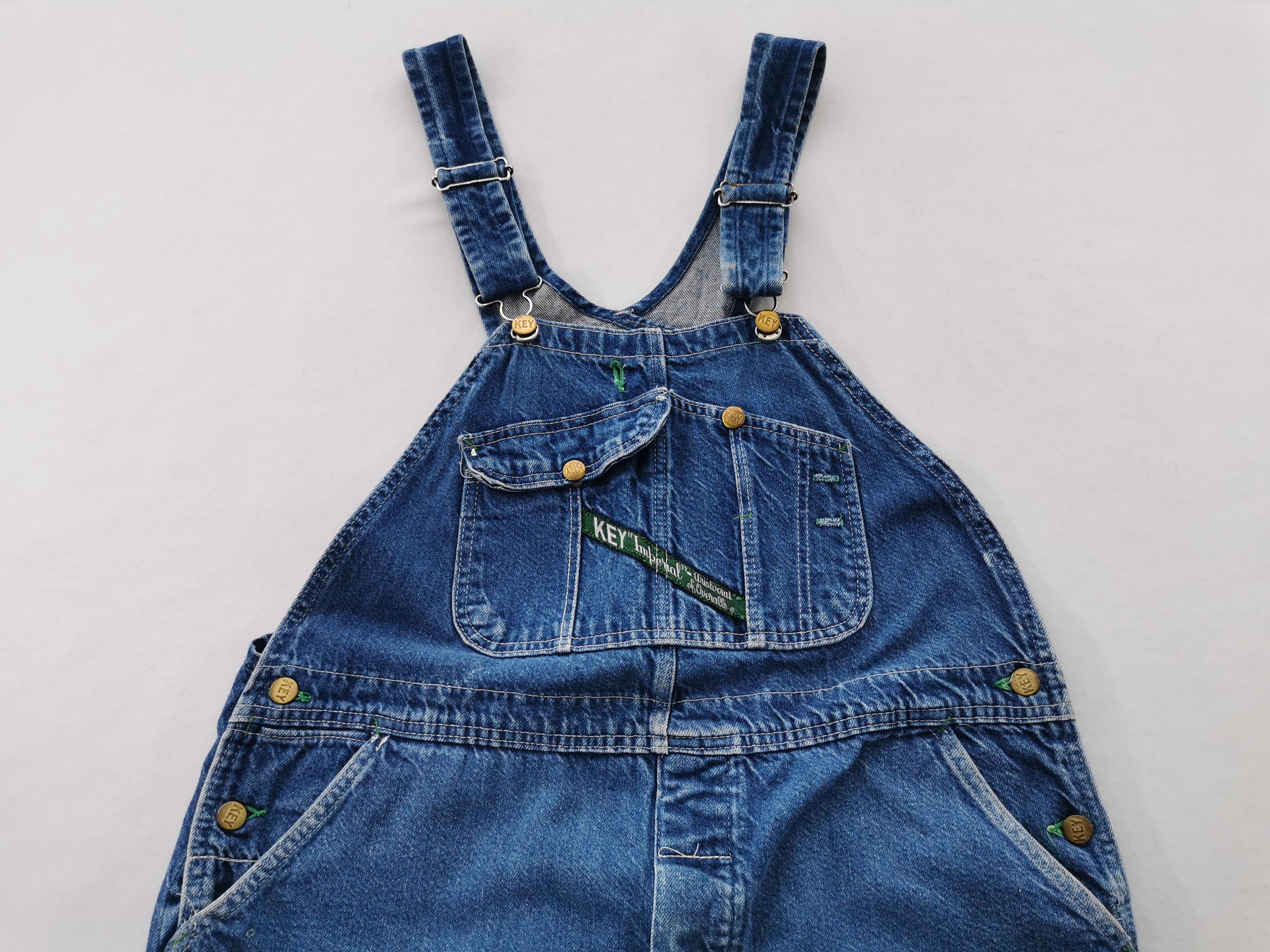 Vintage Vintage 90's Key Imperial Denim Overalls Made In Japan Size US 40 / EU 56 - 5 Thumbnail