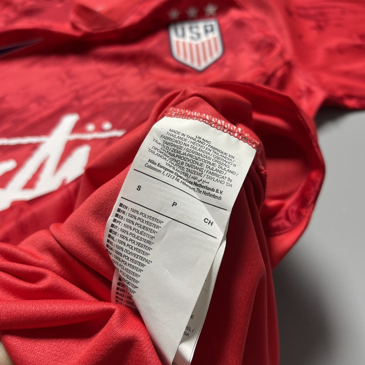 Nike USA NIKE x STUSSY 2019 WOMEN’S WORLD CUP SOCCER AWAY JERSEY Size S / US 4 / IT 40 - 9 Thumbnail