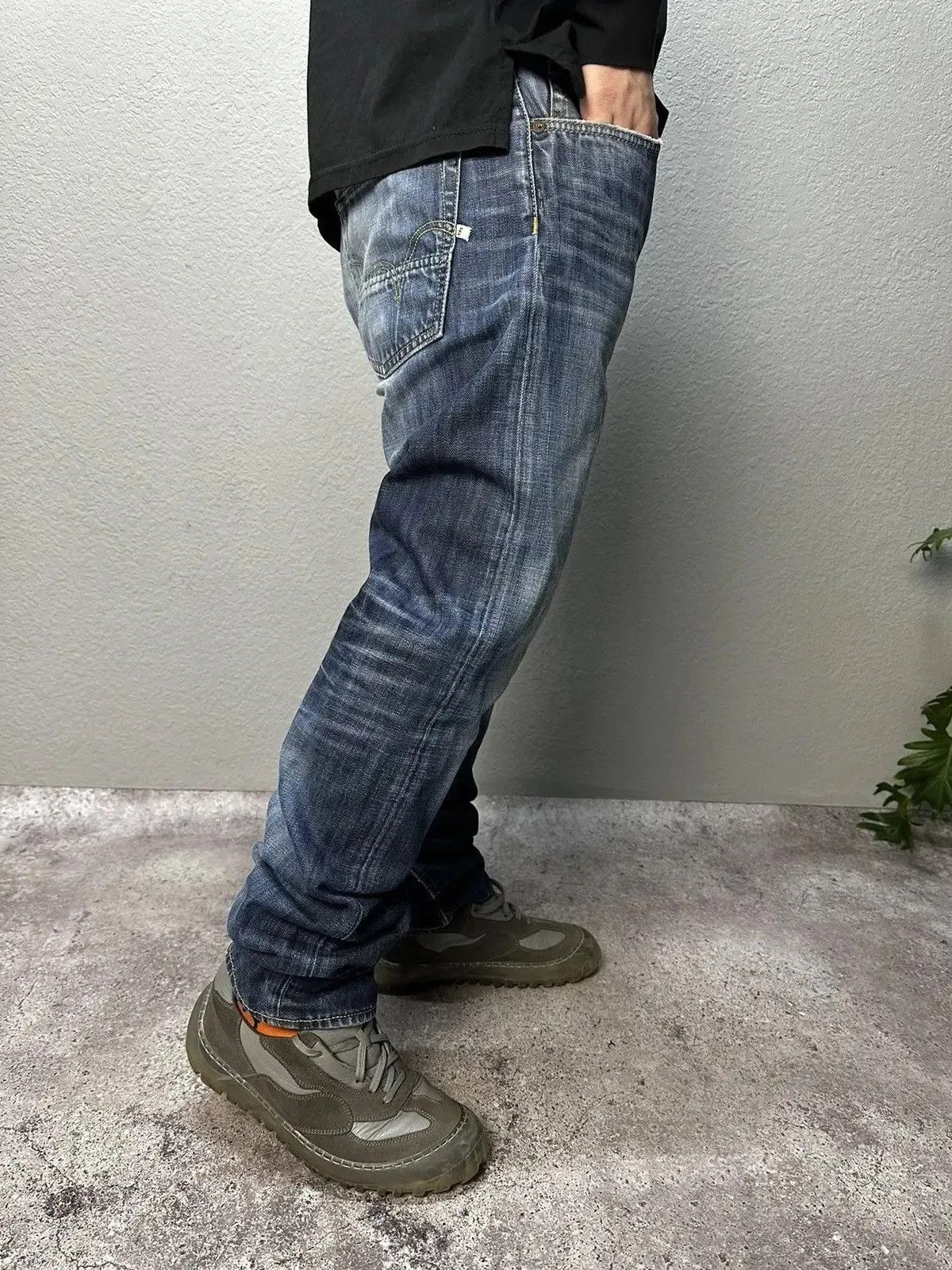 Edwin Vintage Japanese Archival Blue Denim Size US 34 / EU 50 - 6 Thumbnail