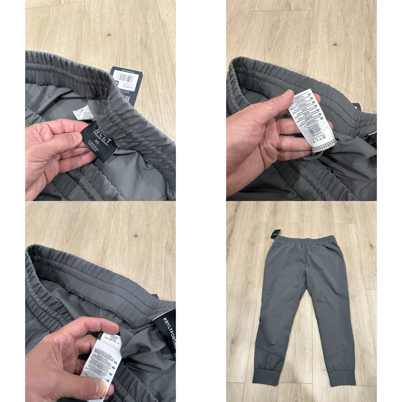 Asics BYLT Jogger Pants Men 3XL Gray NWT Activewear Athletic Performance Tapered Drawstring Pants Size US 39 - 8 Thumbnail