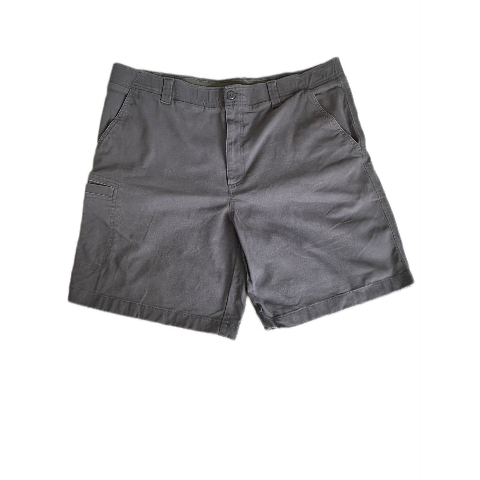 L.L. Bean L.L Bean Flat Front Gray Shorts with Natural Fit Size US 38 / EU 54 - 1 Thumbnail