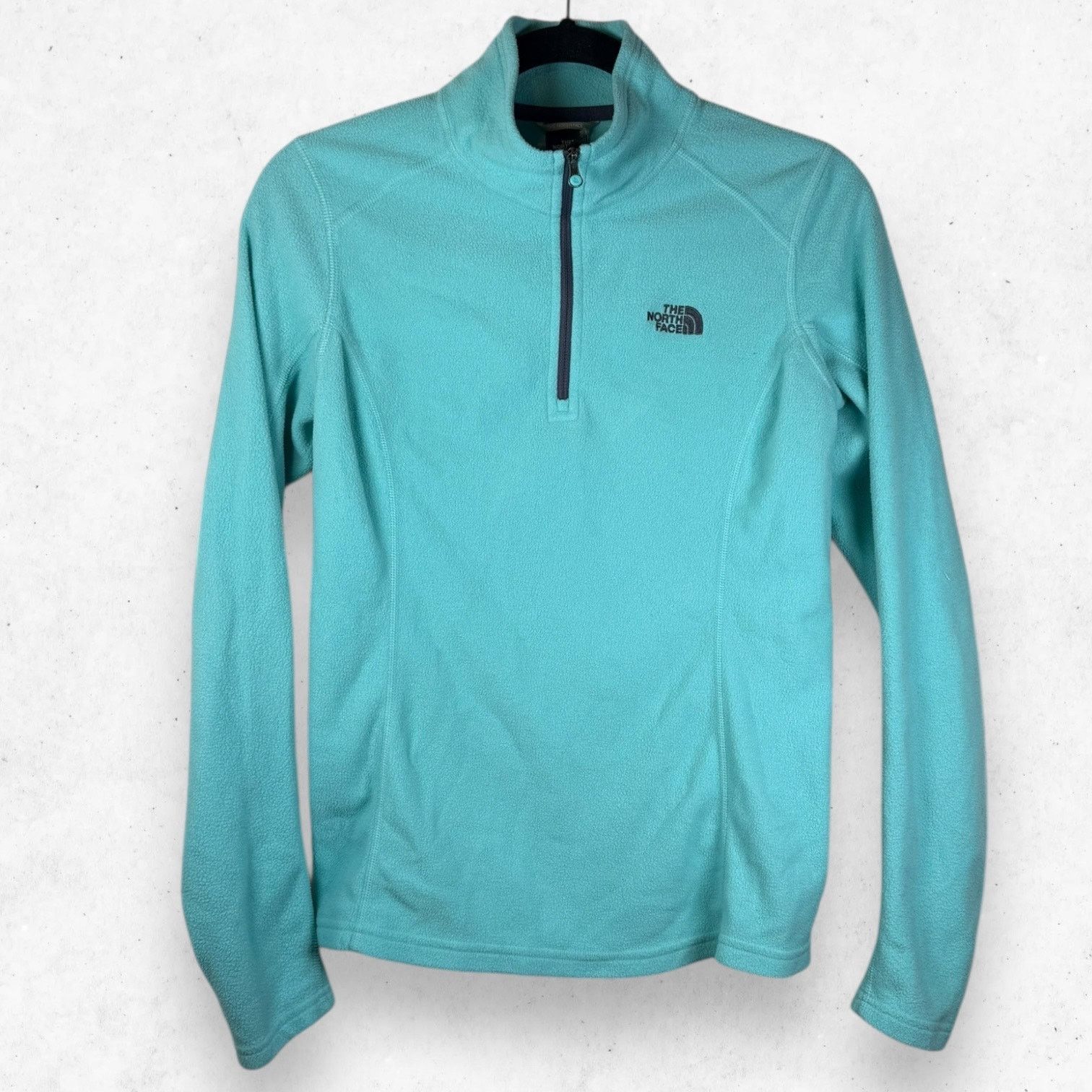 The North Face Vintage The North Face Women's S/P Fleece Aqua 1/4 Zip Size S / US 4 / IT 40 - 1 Thumbnail
