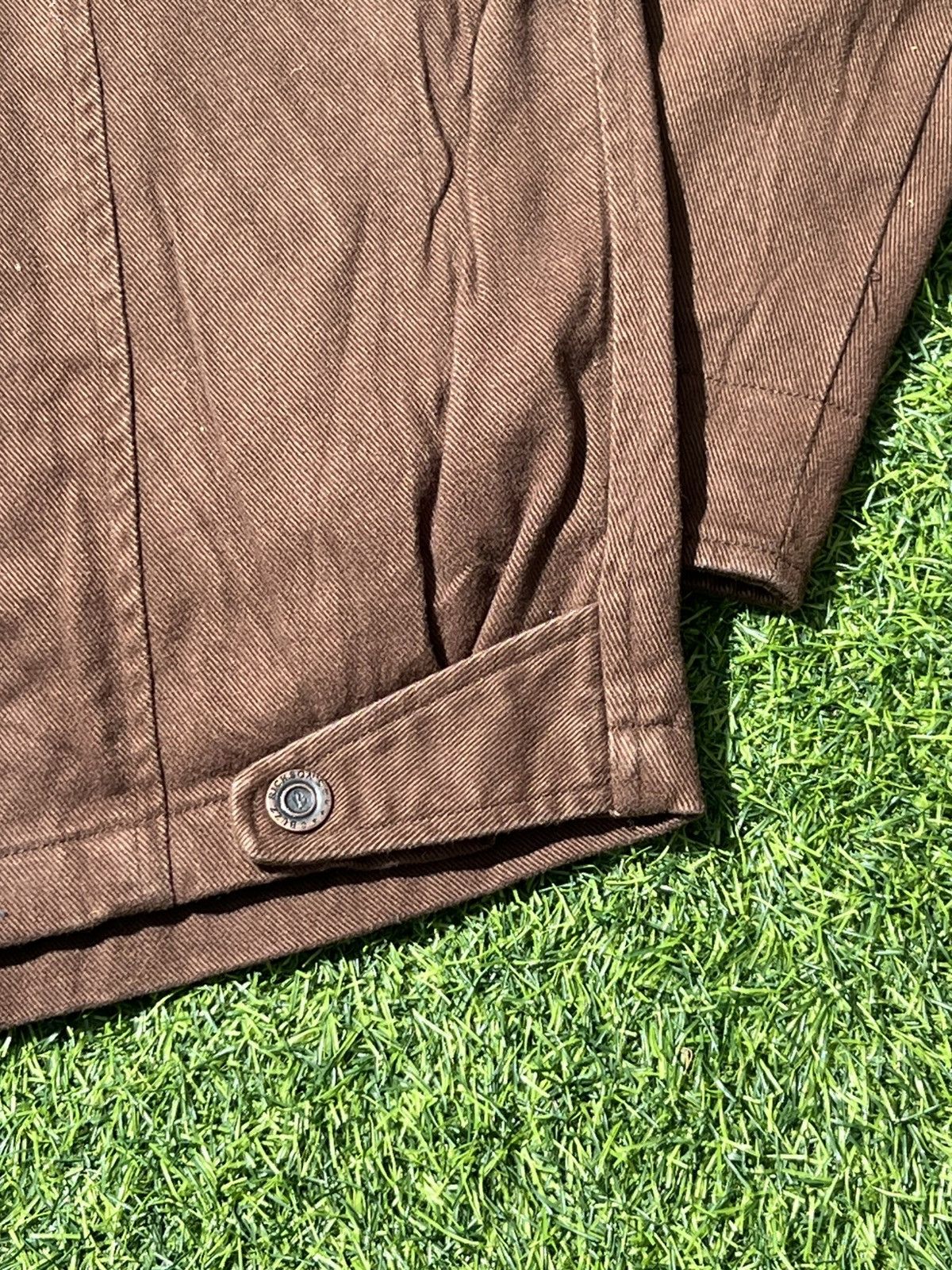 Buzz Rickson's 🦅 Buzz Rickson’s Leather-Collar Canvas Brown Work Jacket- L Size US L / EU 52-54 / 3 - 10 Thumbnail