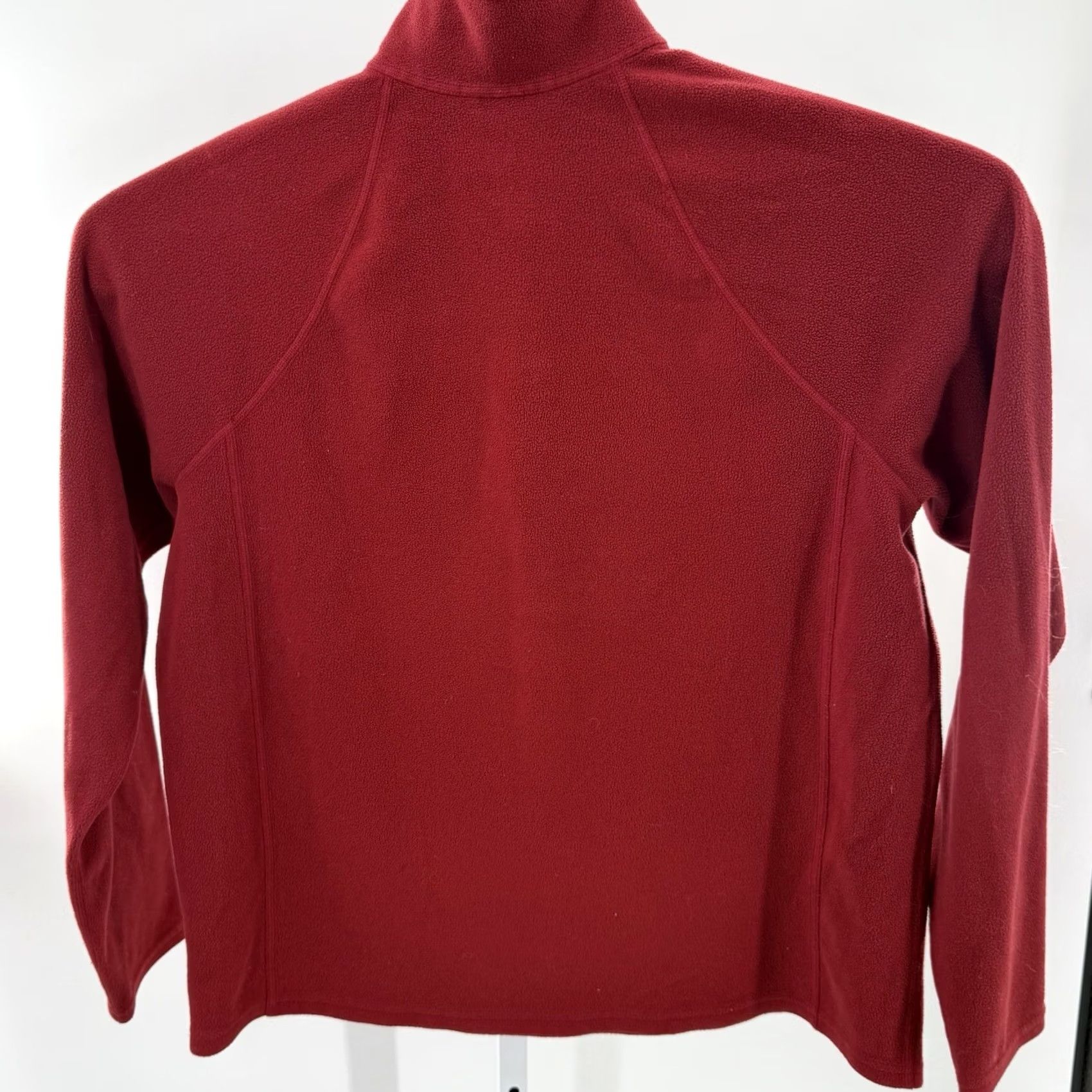 Vintage VINTAGE LL Bean Trail Fleece 1/4 Zip Pullover Jacket Men Red Large Chest Pocket Soft Warm Size US L / EU 52-54 / 3 - 3 Thumbnail