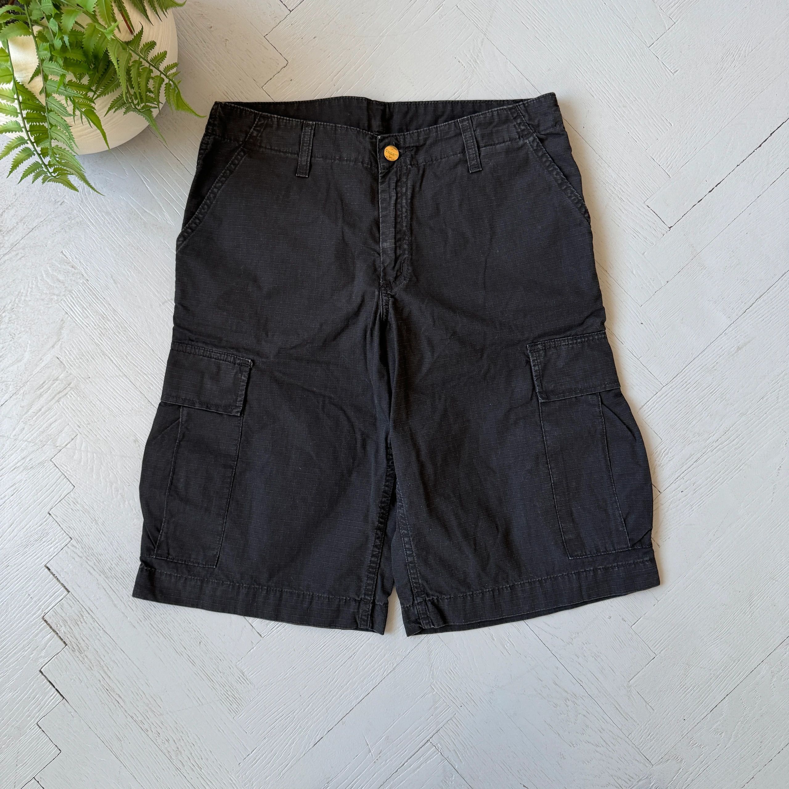 Carhartt Carhartt W' Cargo Bermuda Shorts Black Size US 28 / EU 44 - 3 Thumbnail