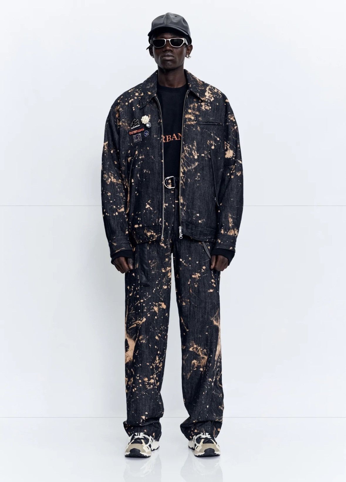 Song For The Mute Song for the mute 22.2 Bleached Denim Pants Size US 34 / EU 50 - 4 Thumbnail