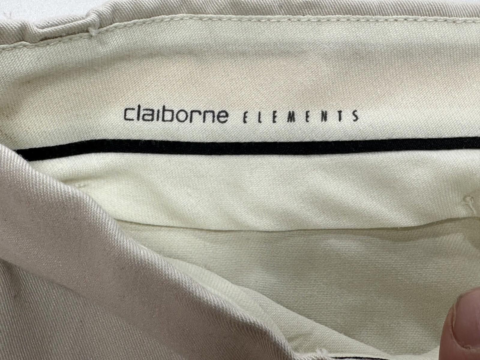 Liz Claiborne Claiborne Elements Straight Leg Chinos Beige Mens 32/30 Size US 32 / EU 48 - 6 Thumbnail
