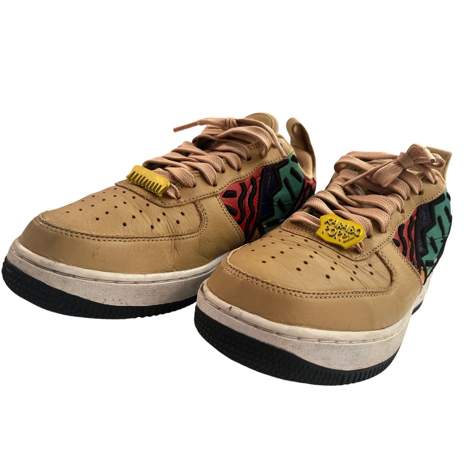 Nike Nike x Karabo Poppy "Karabo By You" Air Force 1 Low (2019) Size US 7 / EU 40 - 3 Thumbnail