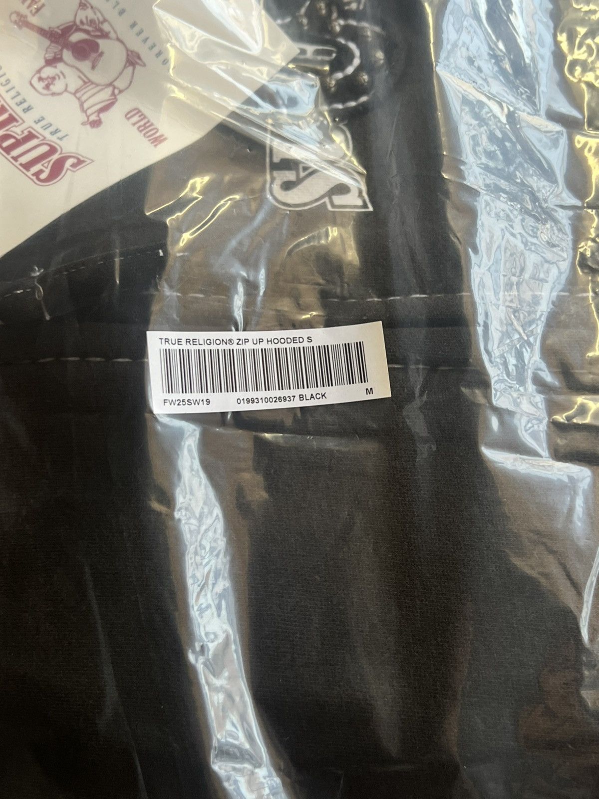 Supreme × True Religion Supreme True Religion Zip Up Hooded Sweatshirt Black FW25 Size US M / EU 48-50 / 2 - 6 Thumbnail