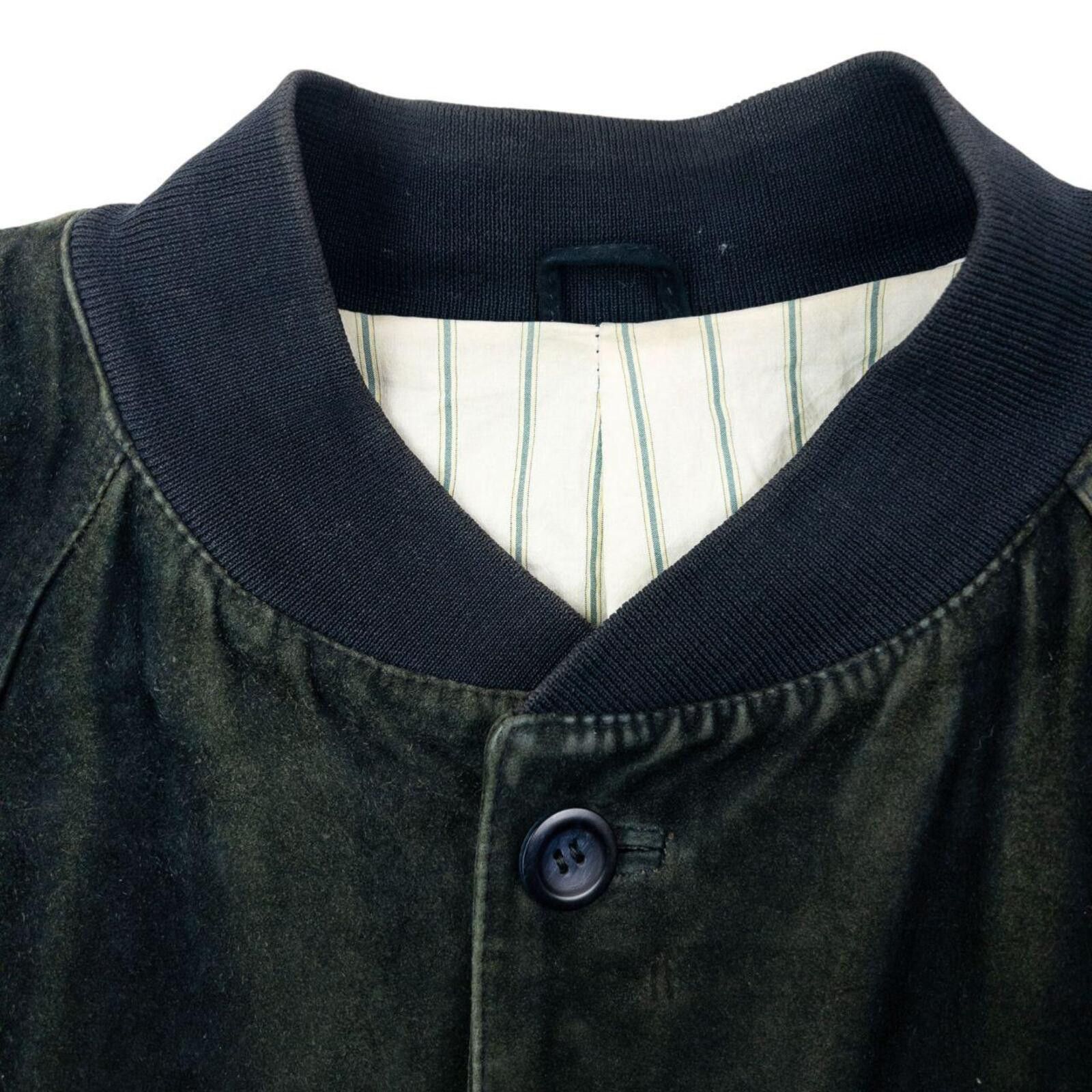 Hugo Boss Vintage 90s Hugo Boss Button Up Suede Bomber Jacket Size XL Size US XL / EU 56 / 4 - 3 Thumbnail