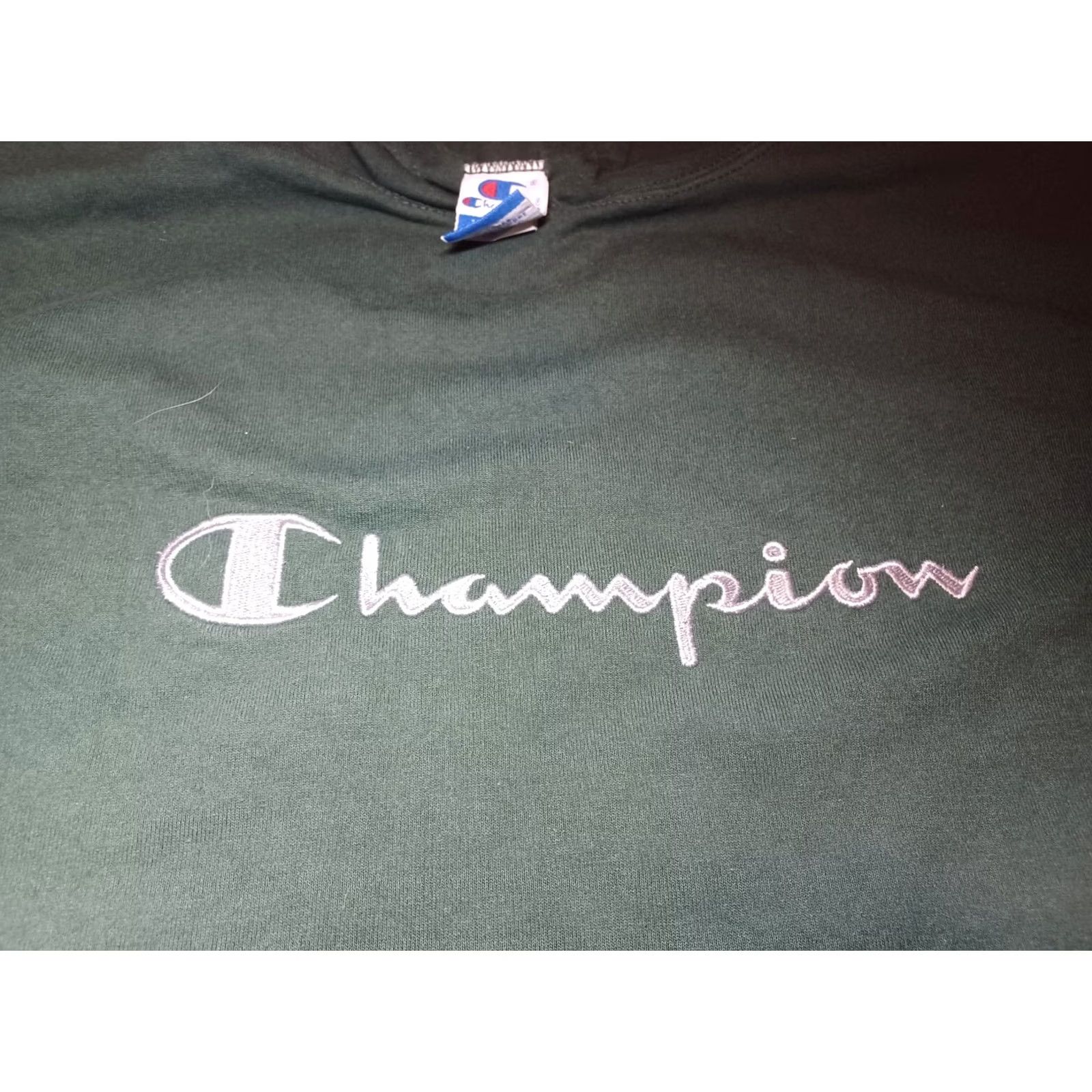 Champion Final Output: Vintage Champion Pullover Hoodie Made USA Green Men XL Sweatshirt Size US XL / EU 56 / 4 - 2 Thumbnail