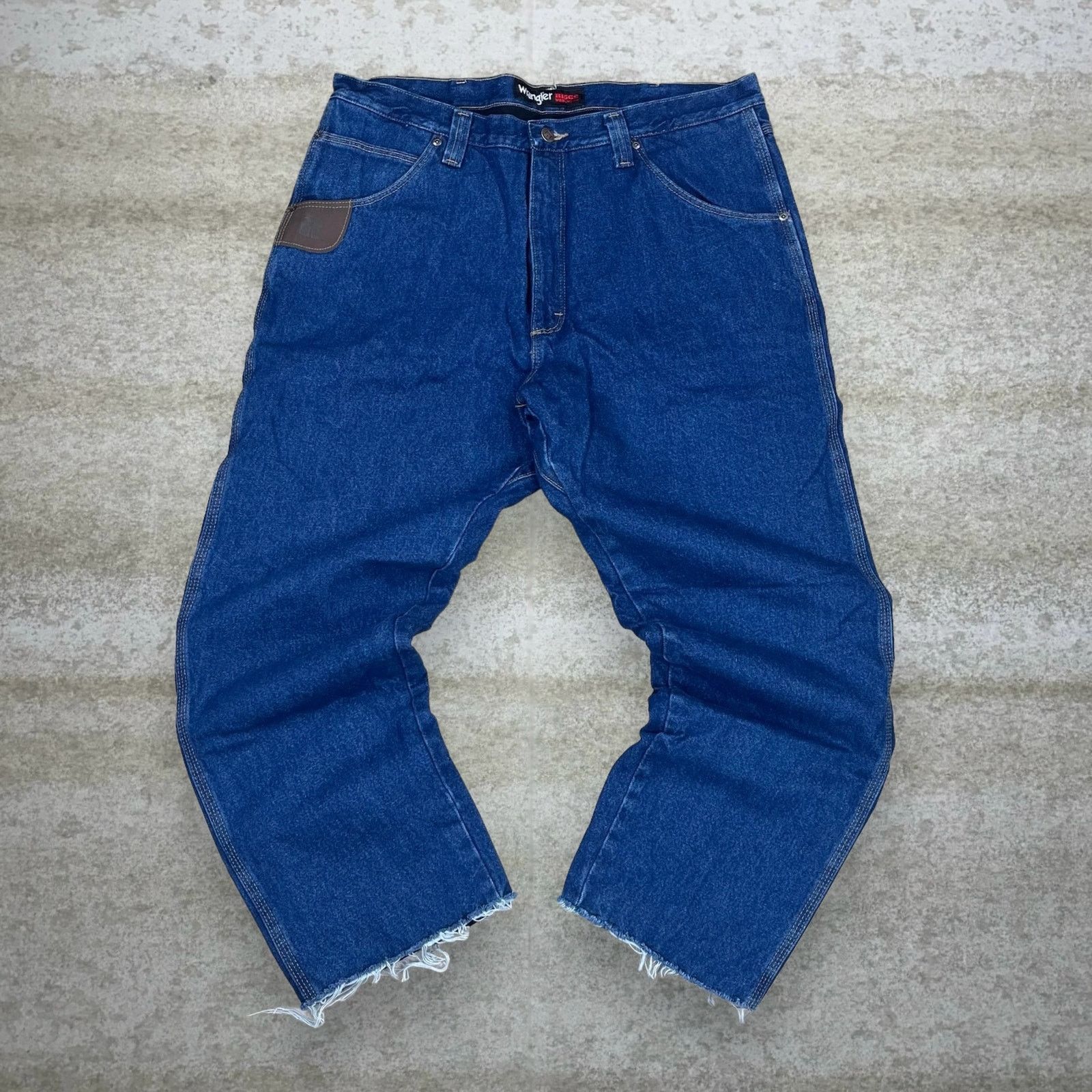 Wrangler Vintage Y2K Wrangler Riggs Jeans 38x30 Relaxed Medium Wash Size US 38 / EU 54 - 2 Thumbnail