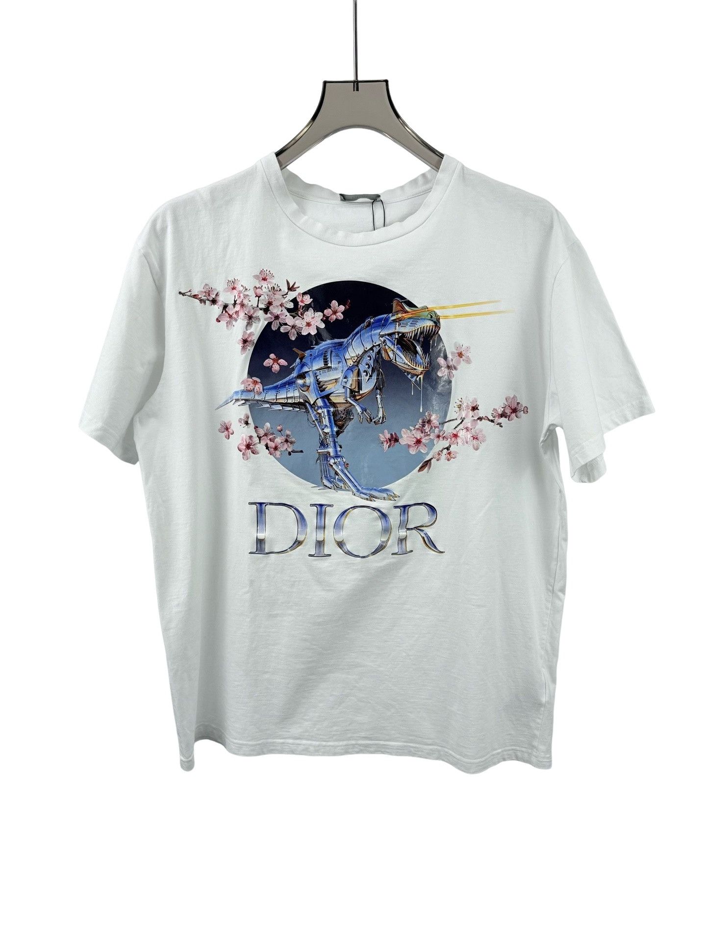 Dior Dior x Hajime Sorayama T-Rex Cherry Blossom T-Shirt L Size US L / EU 52-54 / 3 - 1 Thumbnail