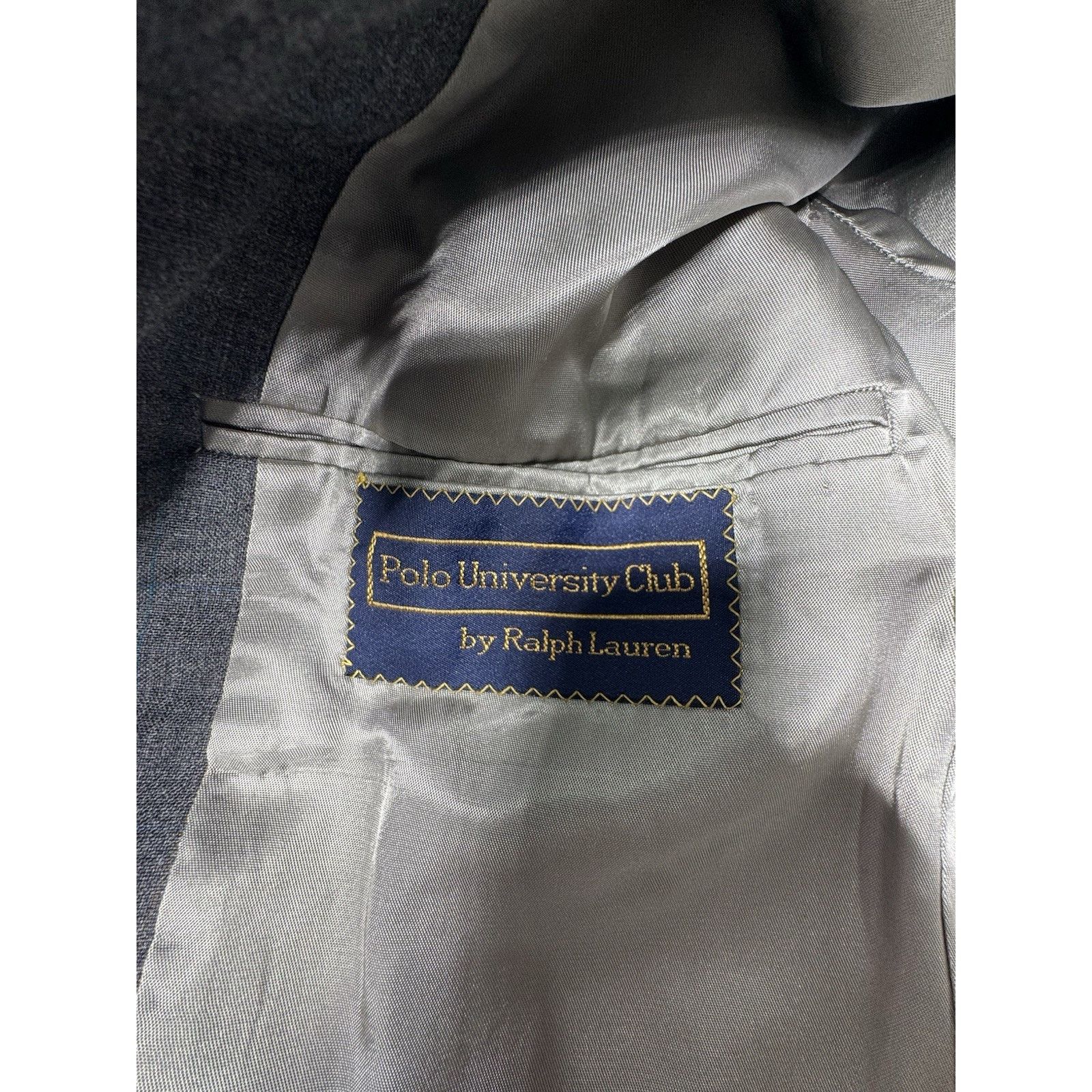 Ralph Lauren Polo University Ralph Lauren Mens 42R Gray Sport Coat Blazer Size 42R - 12 Thumbnail