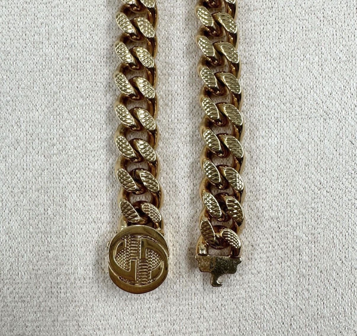 Gucci Gucci/Interlocking Double G Gold Necklace K12 Size ONE SIZE - 7 Thumbnail