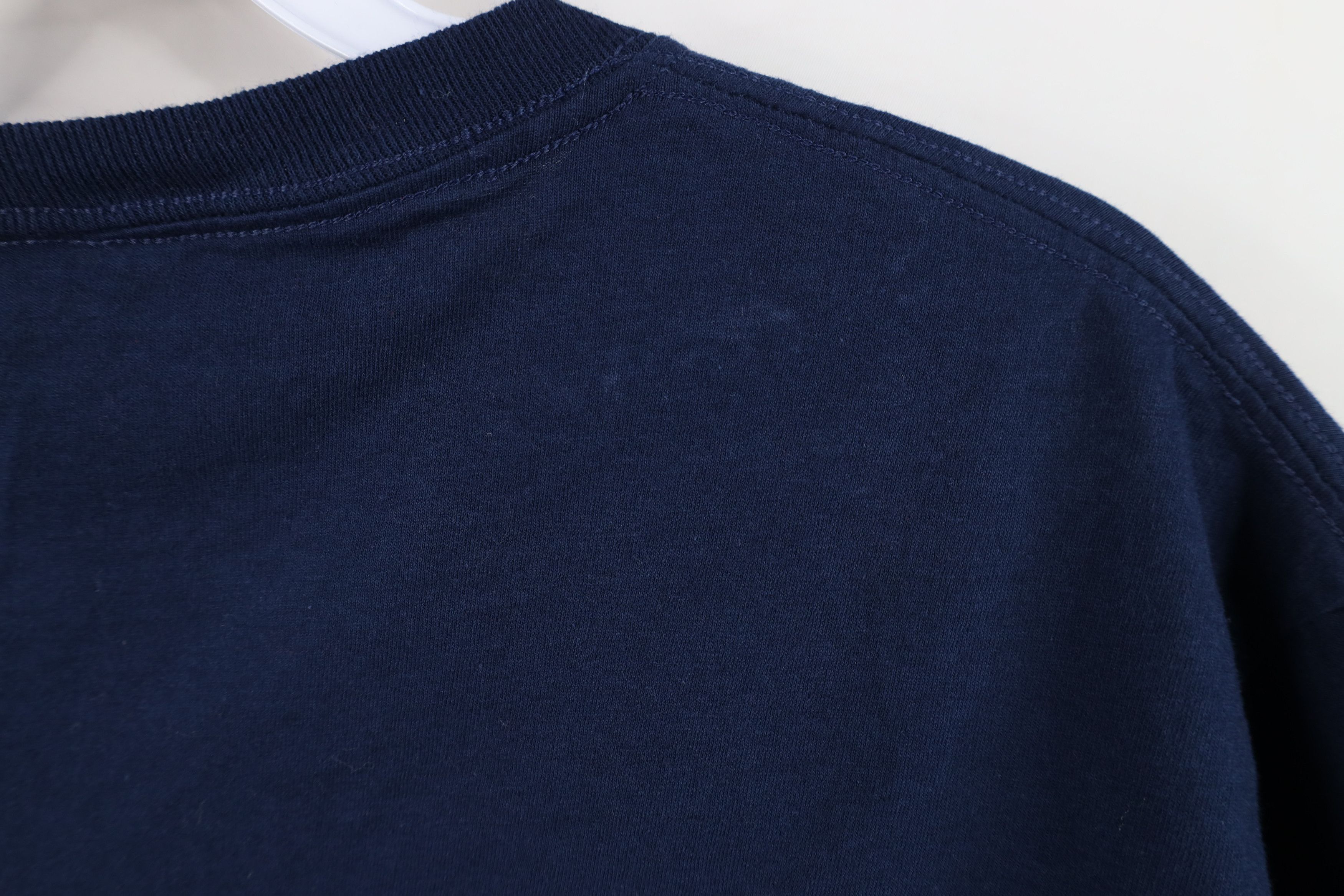Vintage Vintage 90s Y2K Streetwear Wolf Moon T-Shirt Navy Blue Size US M / EU 48-50 / 2 - 9 Thumbnail