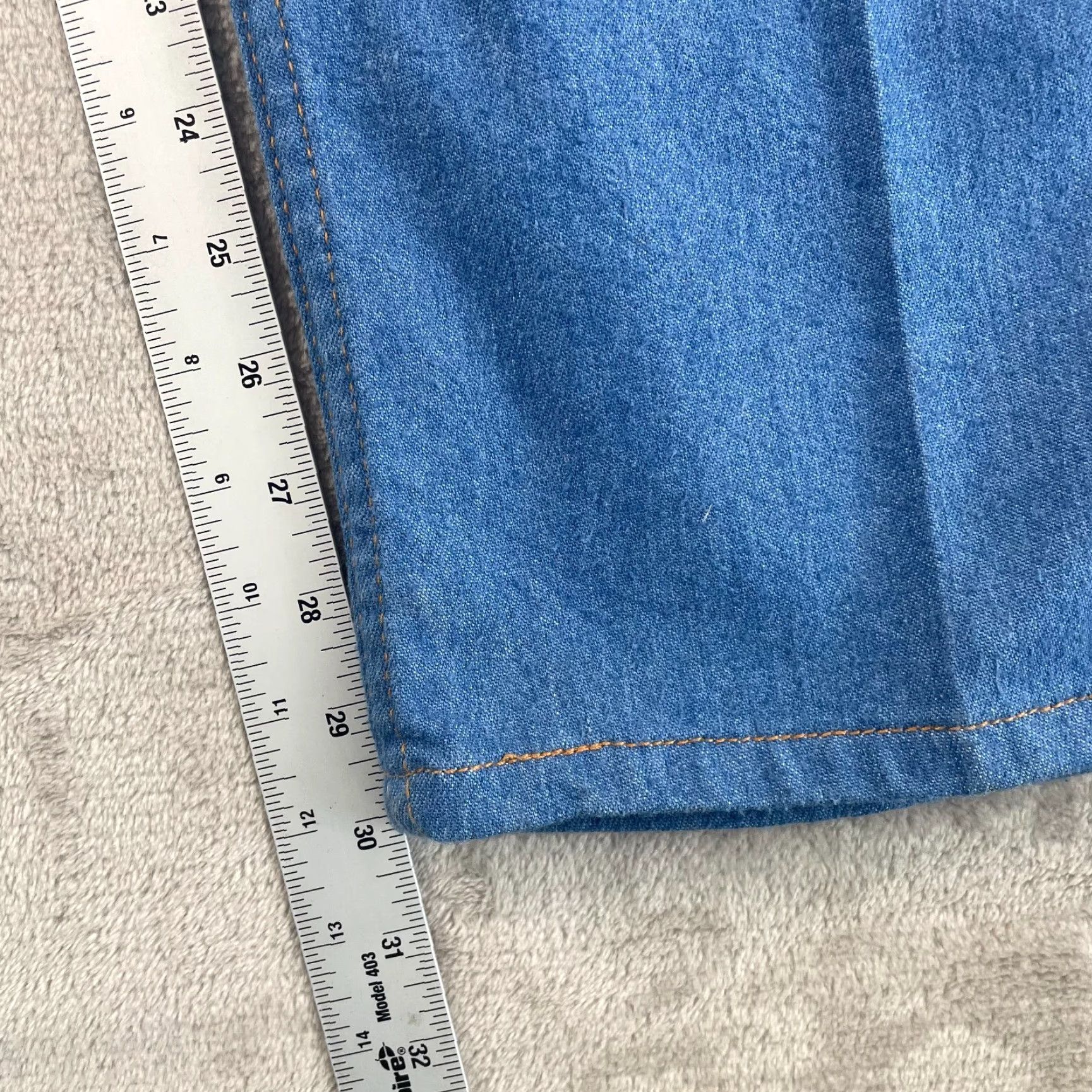 Levi's VINTAGE Levi's Pants Men 40x30 Blue Bootcut Embroidered Ranch Copper Tab 90s Size US 40 / EU 56 - 7 Thumbnail