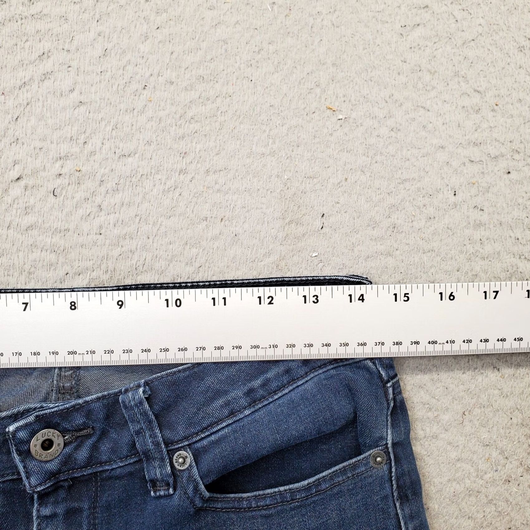 Lucky Brand Lucky Brand Sasha Super Skinny Jeans Women's Navy Low Rise 5-Pocket Design Size 8/29 XS-XXL (adjusted) Size 30" / US 8 / IT 44 - 5 Thumbnail