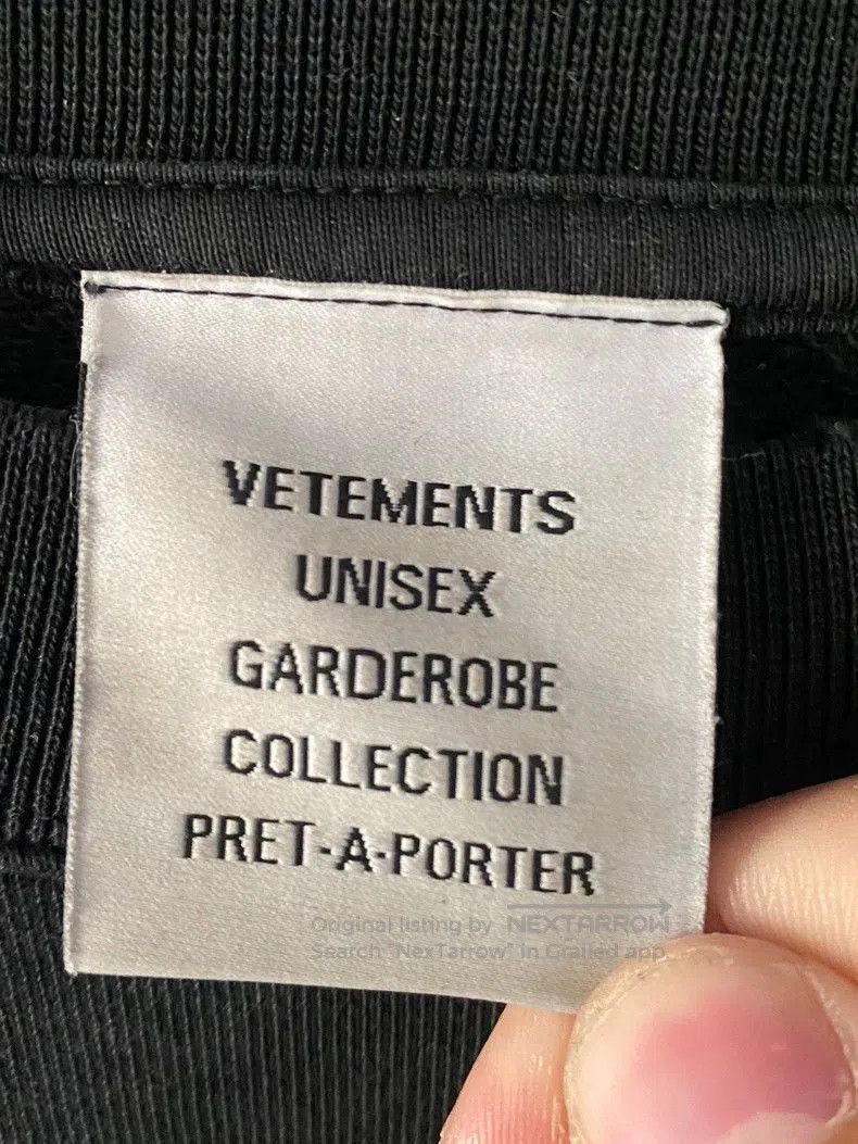 Vetements 23SS I'm not doing shit Sweatshirt.