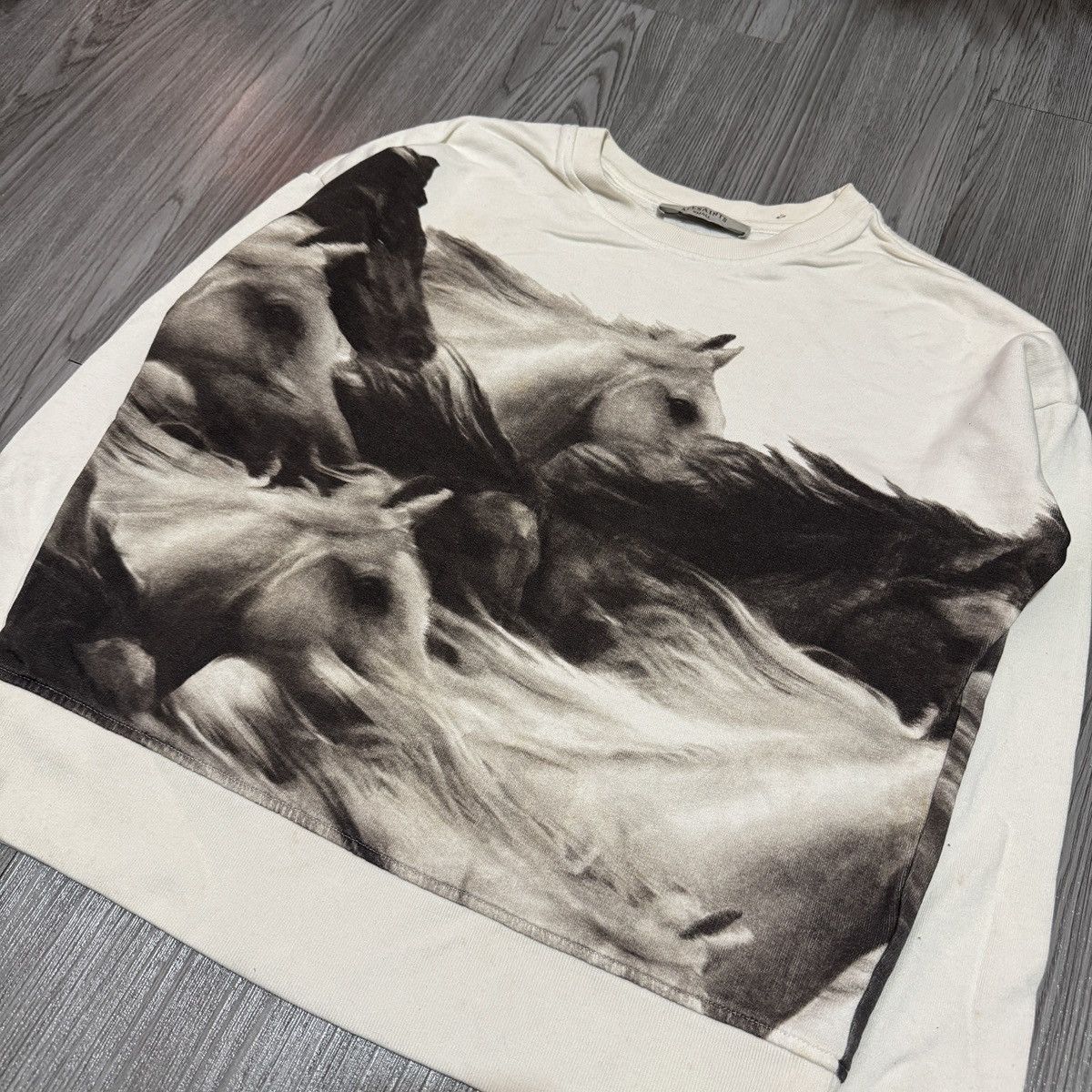 Allsaints Allsaints Horse Race Sweatshirt Size US S / EU 44-46 / 1 - 5 Thumbnail