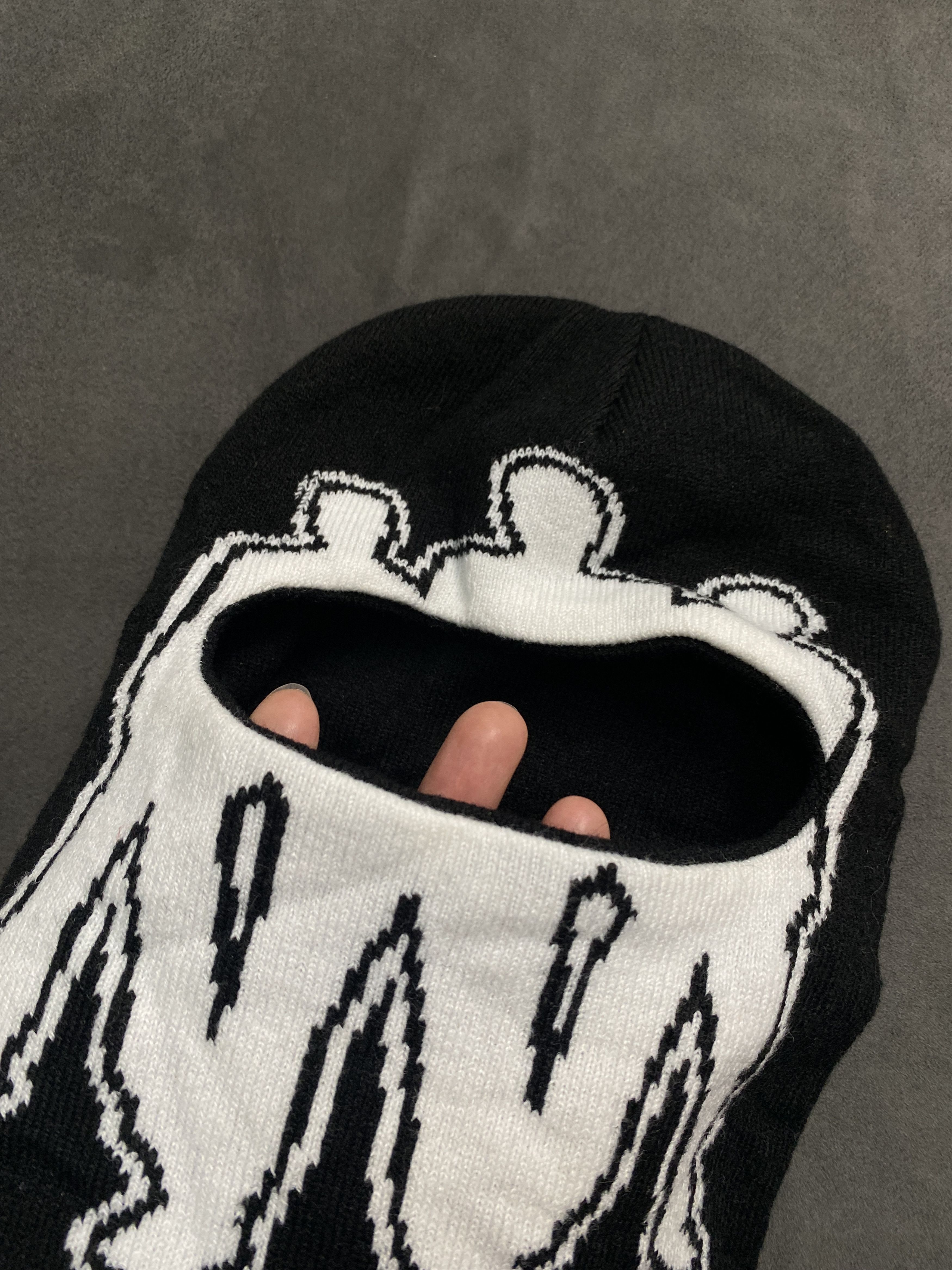 Japanese Brand Dicaprio 3 People Graphic Balaclava Ski Mask Facemask BLK Size ONE SIZE - 4 Thumbnail