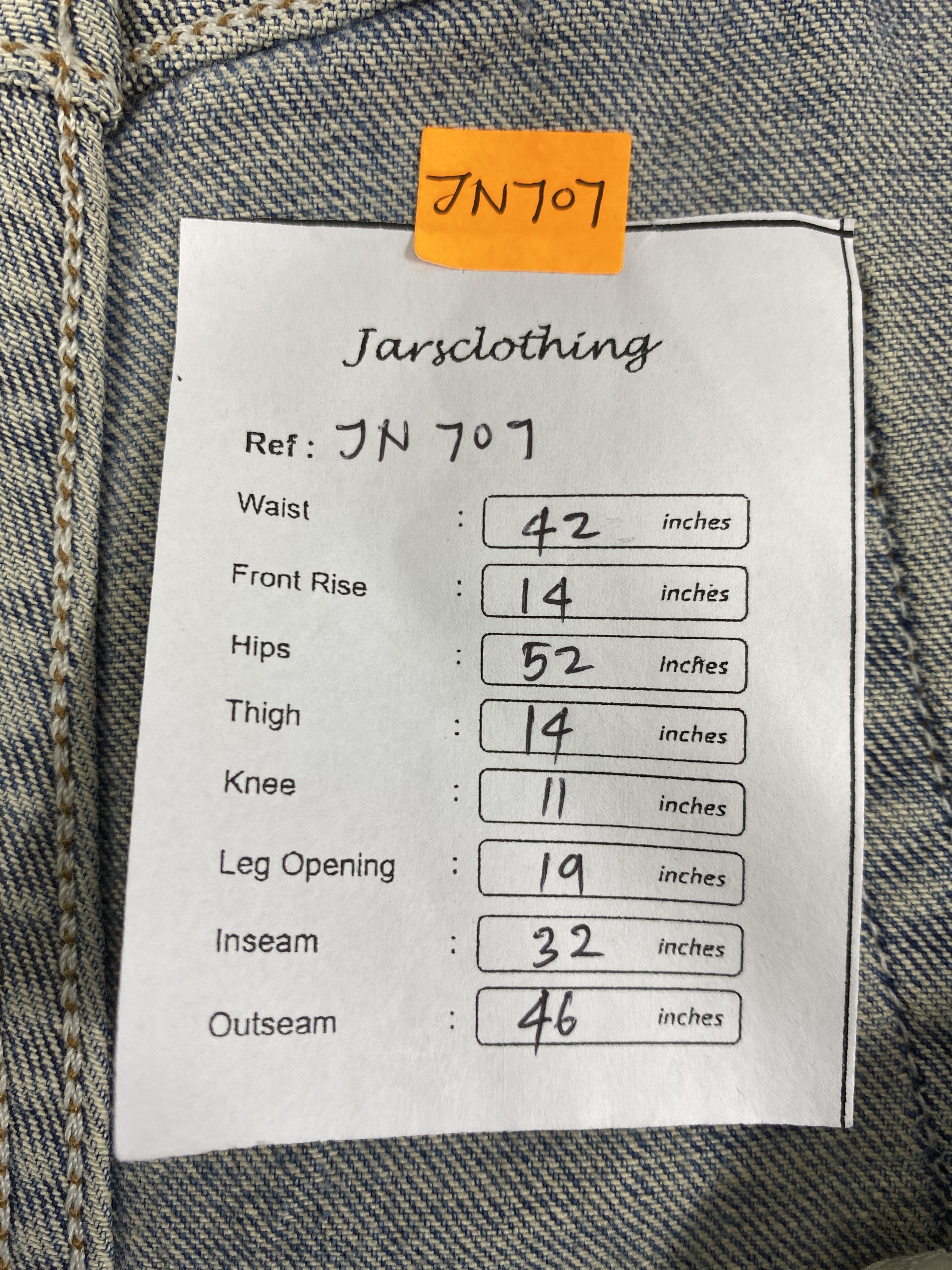 Levi's Vintage Levi's 559 Relaxed Distressed Denim 42x32 -JN707 Size US 42 / EU 58 - 9 Thumbnail