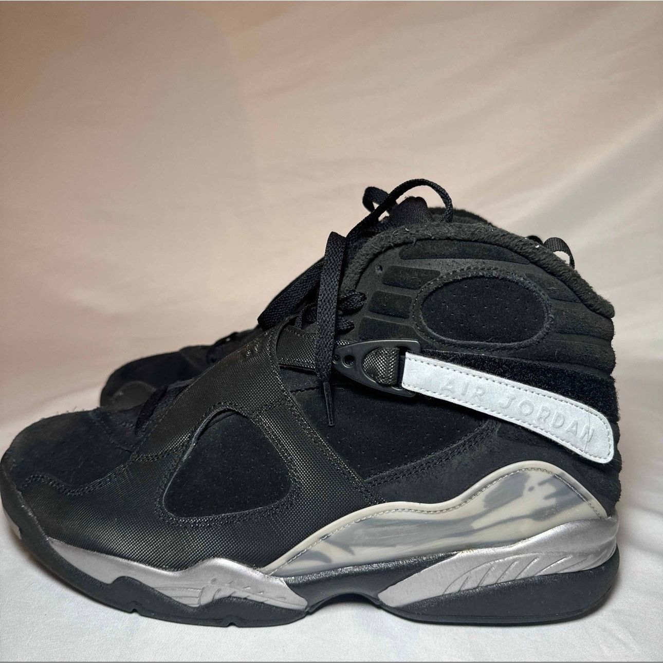 Jordan Brand × Nike Size 11.5 Air Jordan 8 Retro Winterized Gunsmoke Men's Shoes Size US 11.5 / EU 44-45 - 8 Thumbnail