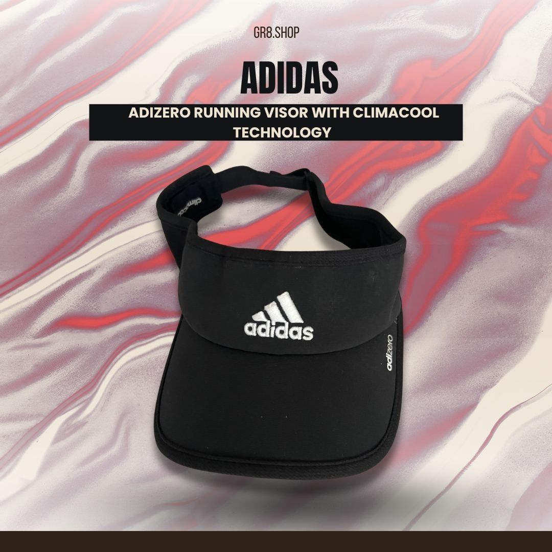Adidas Adidas Adizero Running Visor With Climacool Technology Black Size ONE SIZE - 1 Thumbnail