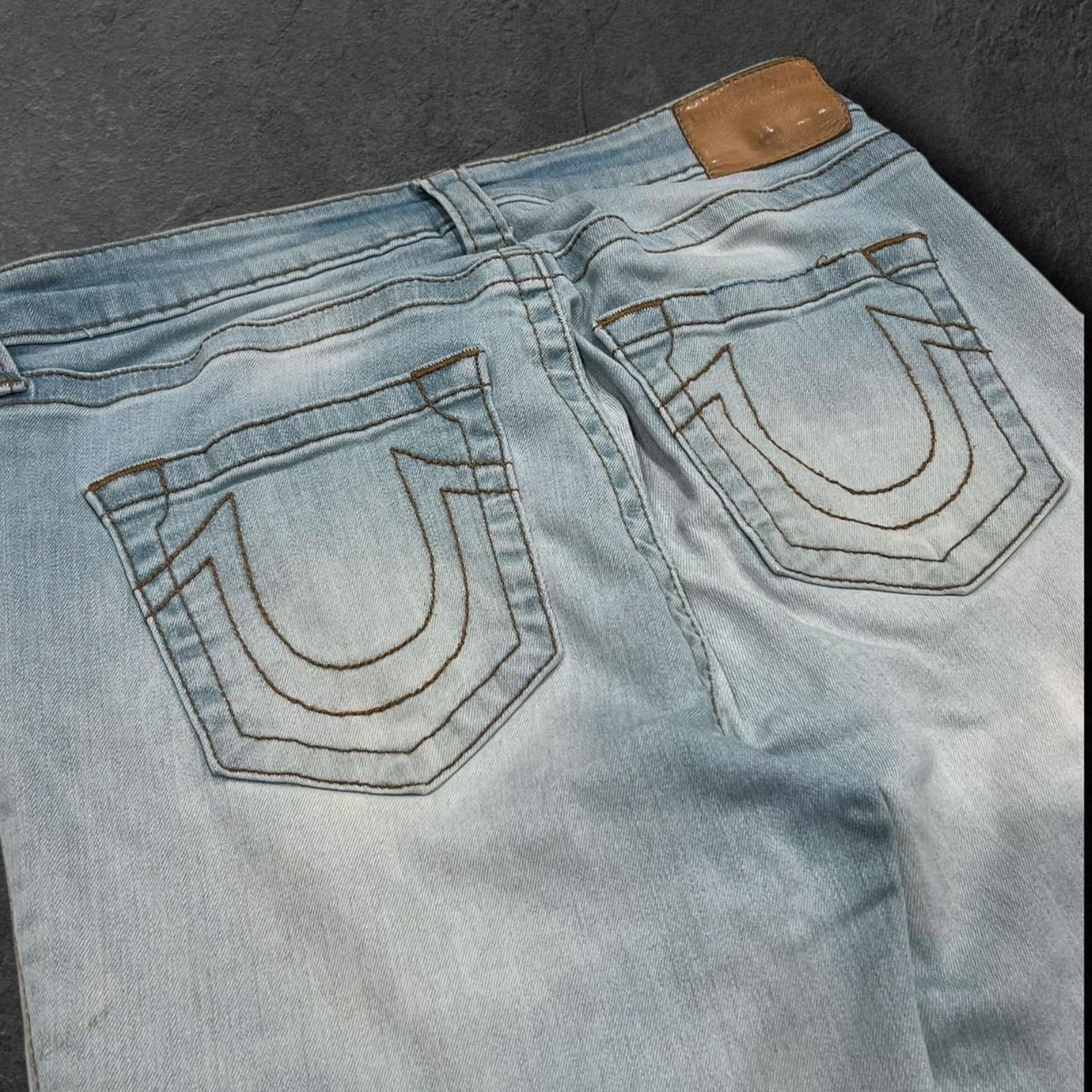 True Religion True Religion (Jennie) Light Blue Curvy Skinny Jeans Size 30" / US 8 / IT 44 - 2 Thumbnail