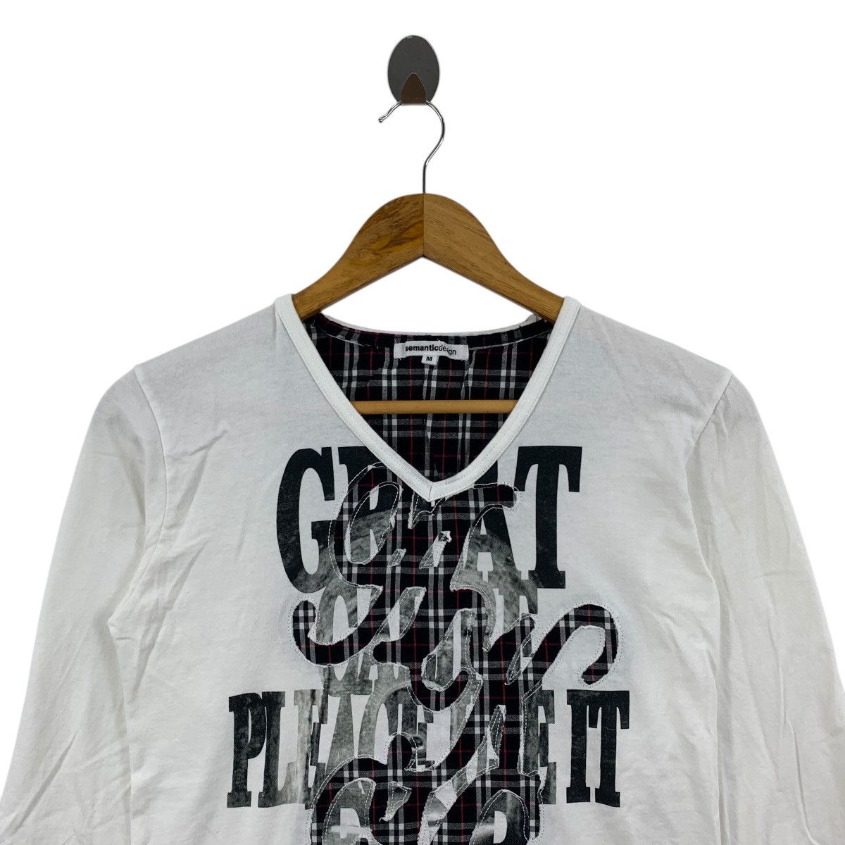 Japanese Brand SEMANTIC DESIGN Japan Punk Brand Pop Art Print White Shirt Size US M / EU 48-50 / 2 - 3 Thumbnail