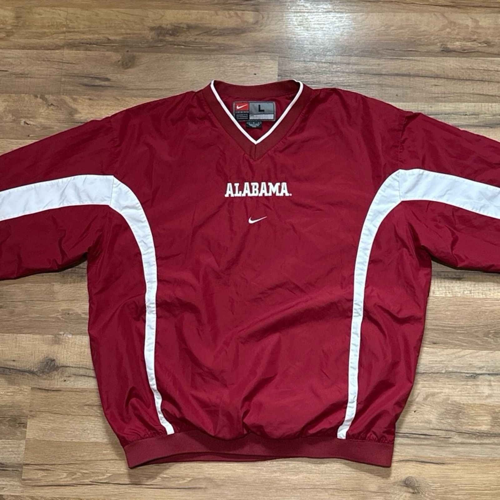 Nike 90s Nike Team Alabama Crimson Tide Clima Fit Windbreaker Size US L / EU 52-54 / 3 - 2 Thumbnail