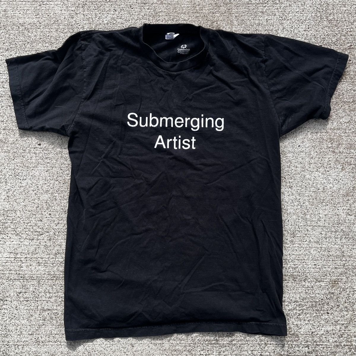 Japanese Brand Black Submerging Artist T-Shirt Size L Size US L / EU 52-54 / 3 - 1 Thumbnail