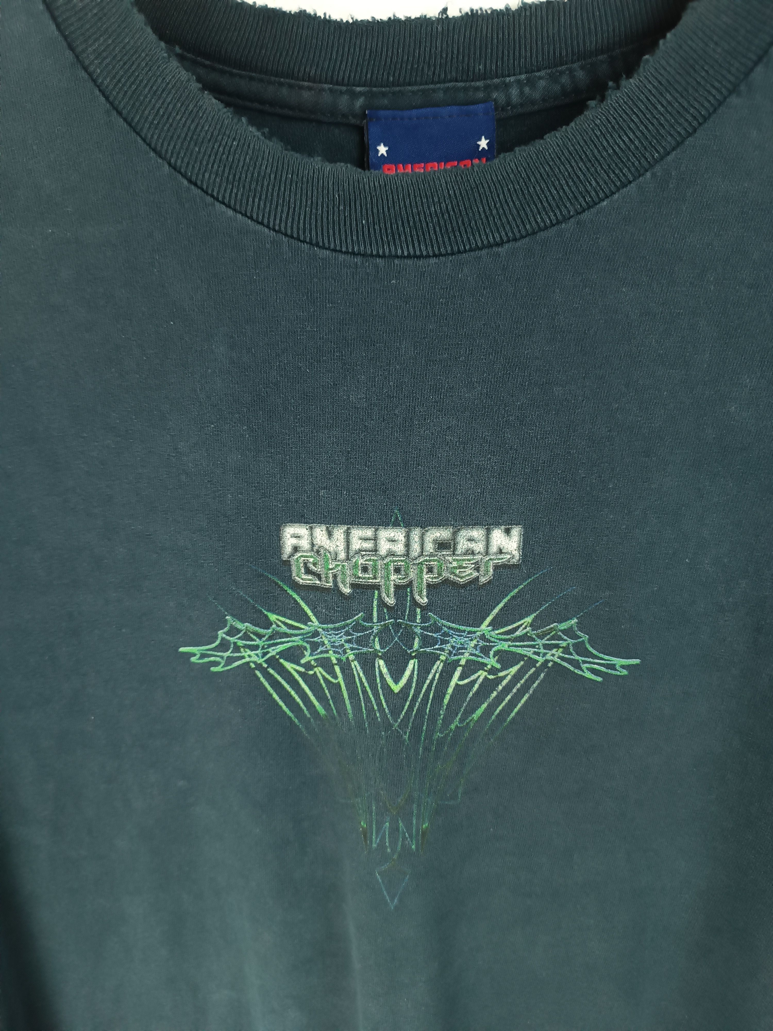 Harley Davidson THRASHED FADED VINTAGE Y2K AMERICAN CHOPPER west coast Size US L / EU 52-54 / 3 - 11 Thumbnail
