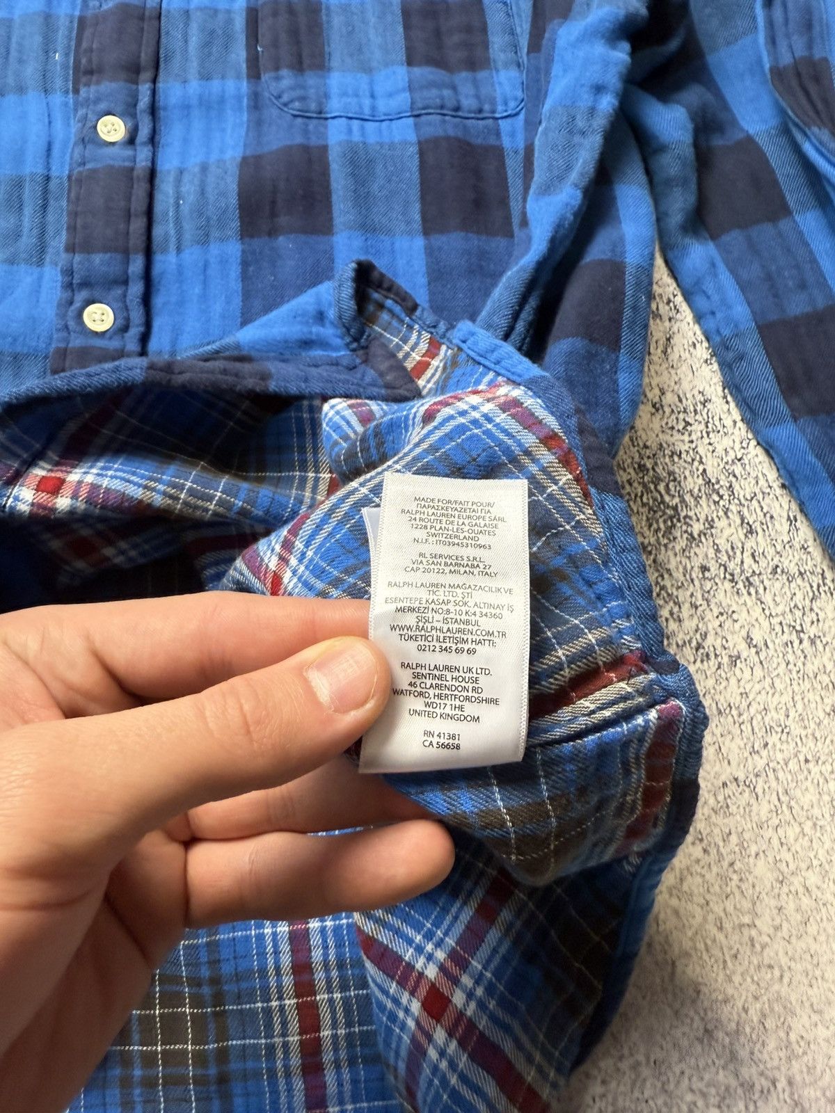 Flannel Vintage RALPH LAUREN Flanel Plaid Shirt USA Size US L / EU 52-54 / 3 - 22 Thumbnail