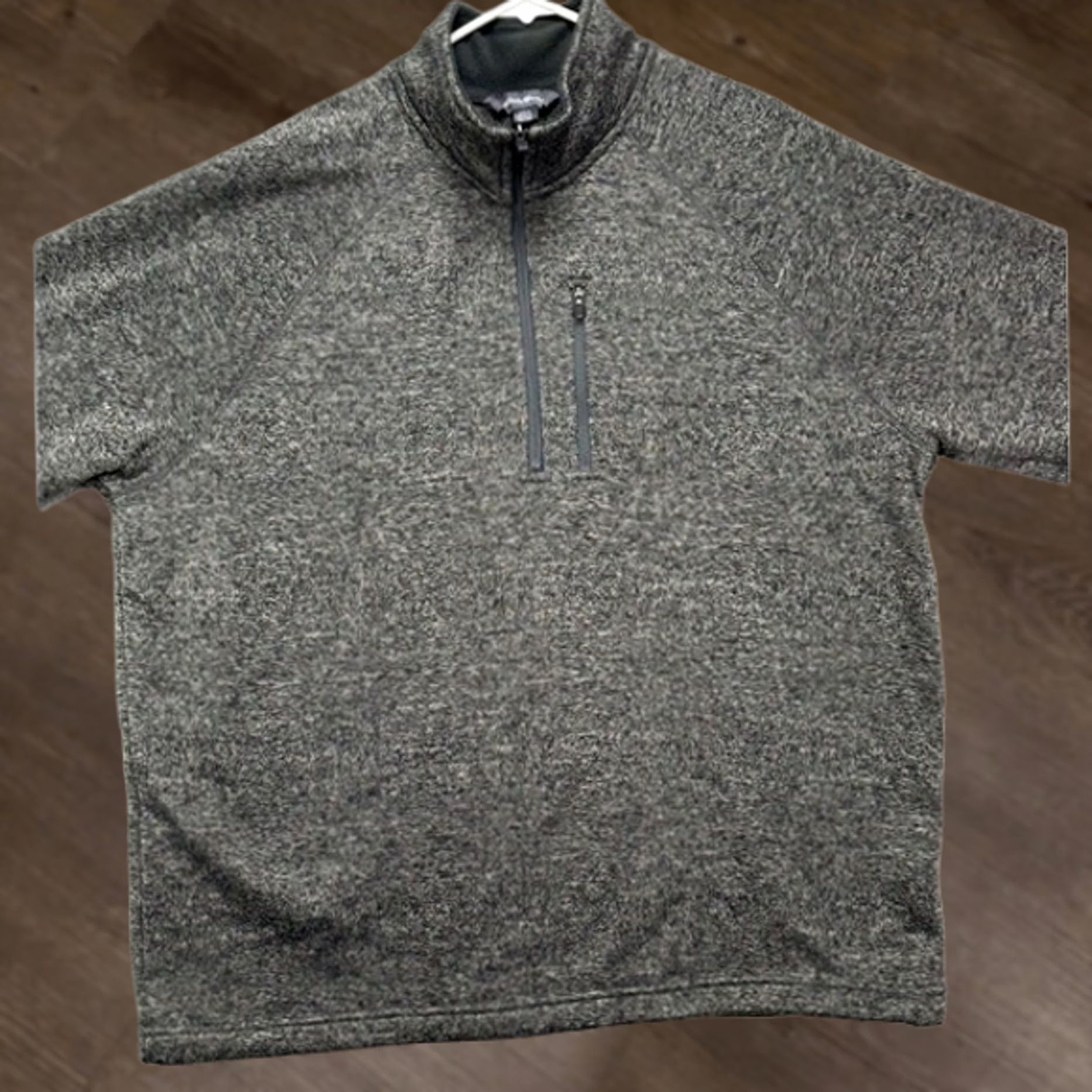Eddie Bauer Eddie Bauer Sweater Mens 2XL Grey Fleece Lined Quarter Zip Pullover Sweatshirt Size US XXL / EU 58 / 5 - 1 Thumbnail