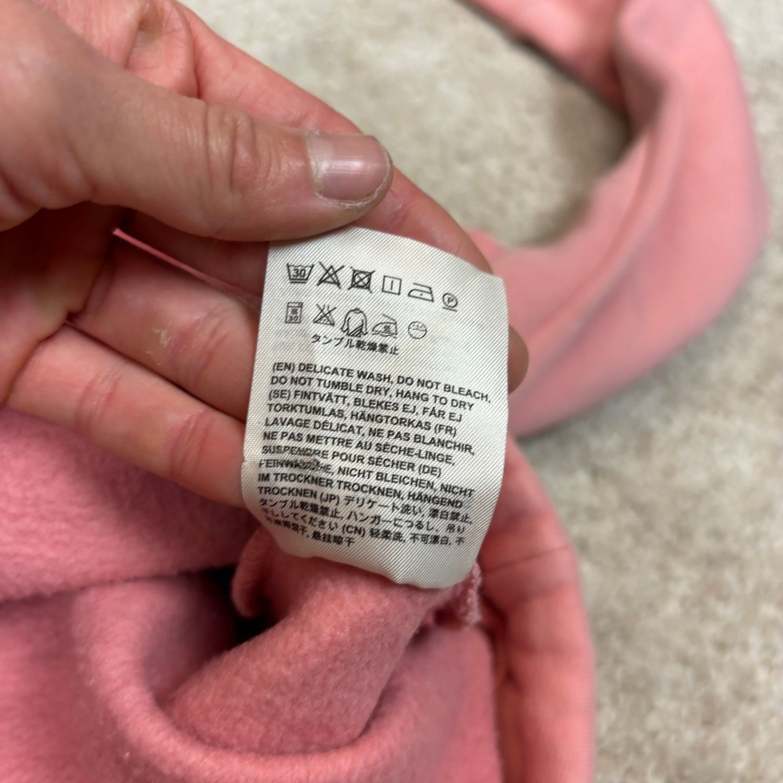 Acne Studios Acne Studios Vania Hoodie Pullover Women's Small Pink Size S / US 4 / IT 40 - 8 Thumbnail