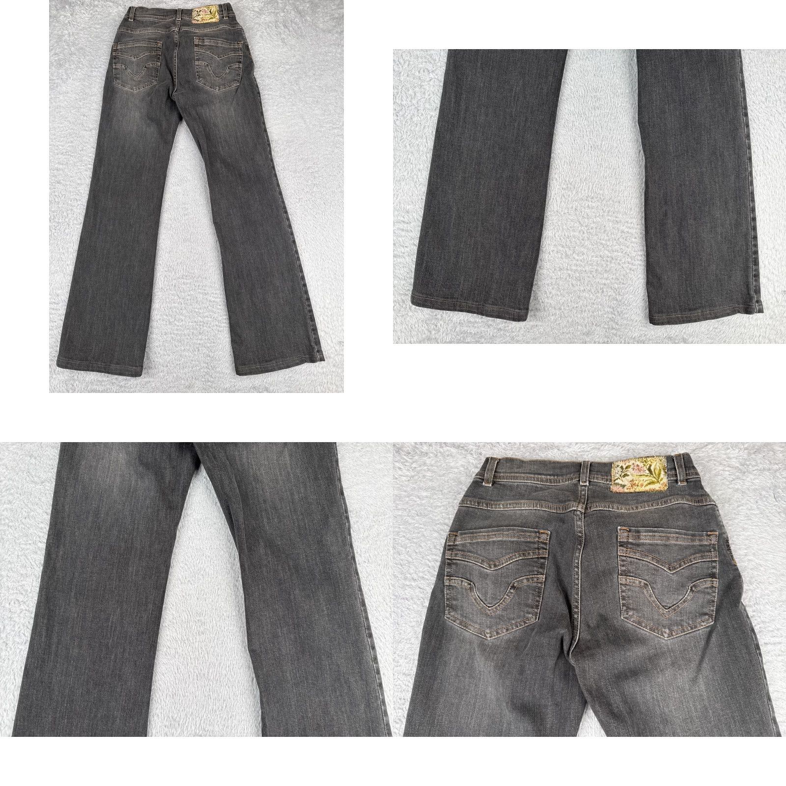 Max Mara Weekend Max Mara Jeans Womens Flared Low Rise Black Cotton Blend 4 25x30 Denim 5-Pocket Womens Slimming Comfort Size 27" / US 4 / IT 40 - 10 Thumbnail