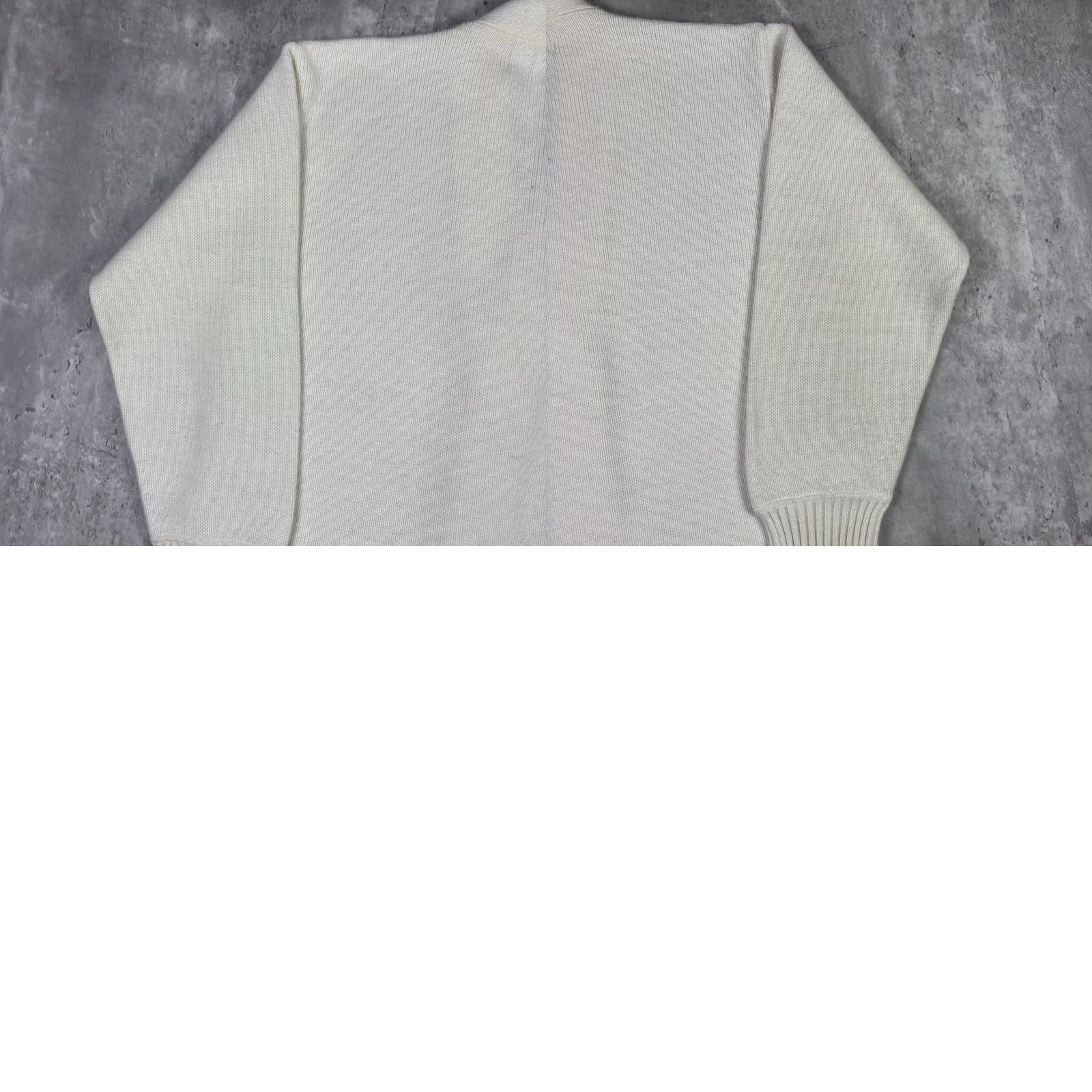 Vintage VINTAGE Campus White Cardigan Sweater Mens size S Acrylic Preppy Size US S / EU 44-46 / 1 - 10 Thumbnail