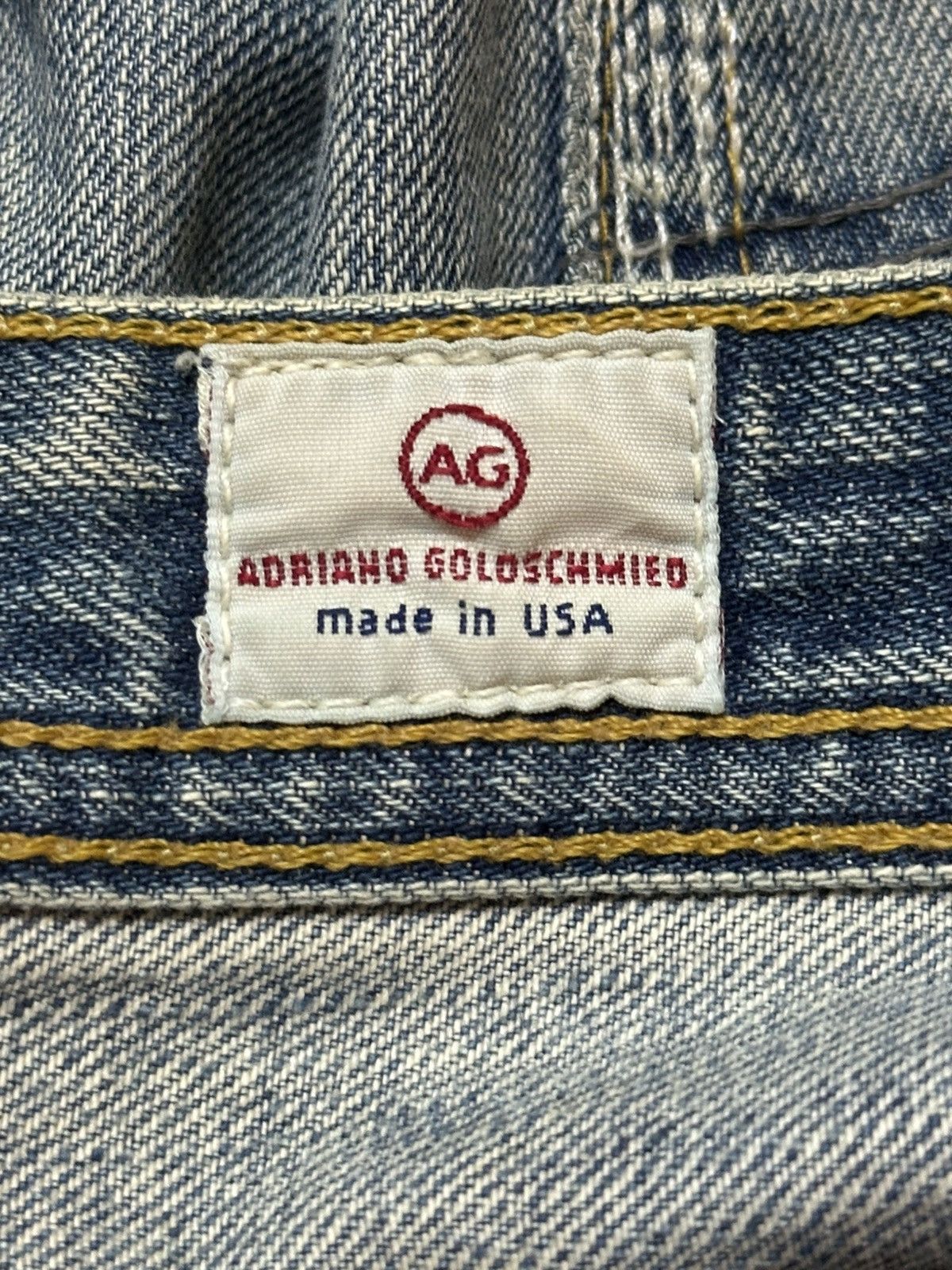 AG Adriano Goldschmied Vintage Usa Adriano Goldschmied Faded Wash Distressed Jeans Size US 32 / EU 48 - 10 Thumbnail