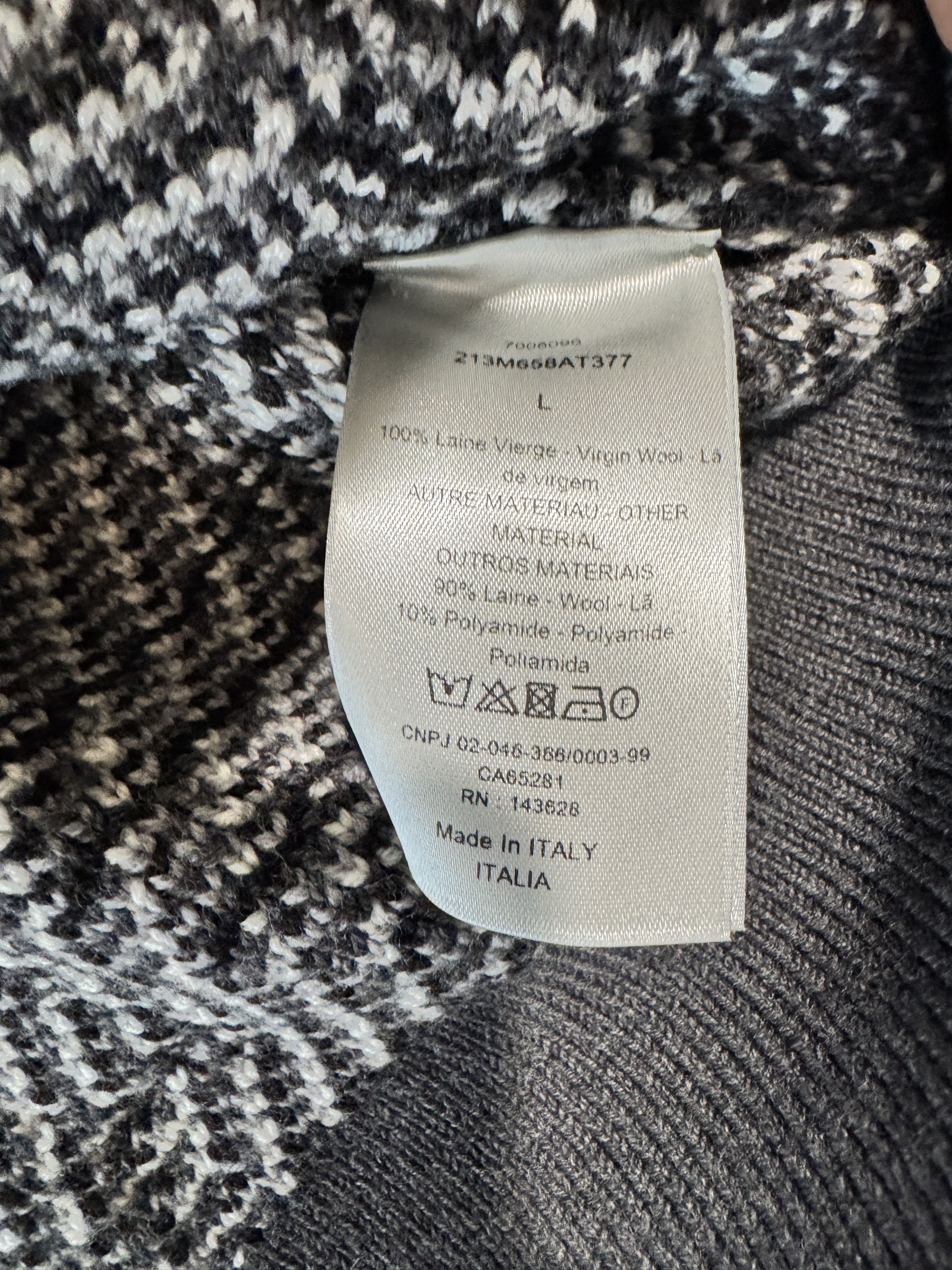 Dior Men Knitwear Crewneck all over dior Size US L / EU 52-54 / 3 - 7 Thumbnail