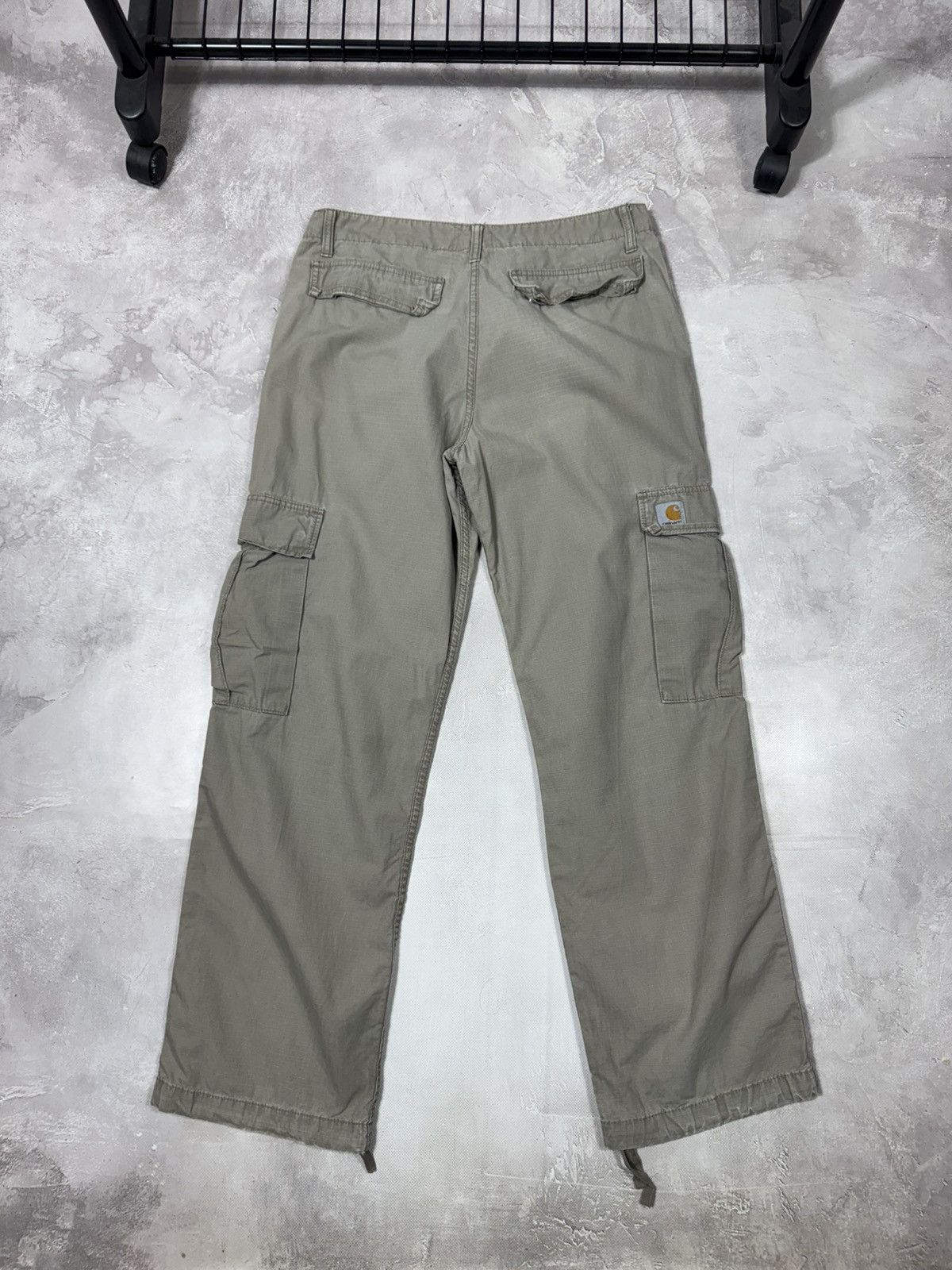 Carhartt Vintage Carhartt W Bermuda Beige Cargo Pants Size 32" / US 10 / IT 46 - 1 Thumbnail
