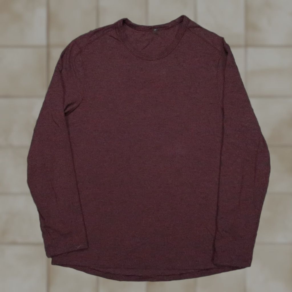 Lululemon Lululemon Shirt Mens Medium Red Long Sleeve Athletic Lightweight Tee Size US M / EU 48-50 / 2 - 1 Thumbnail