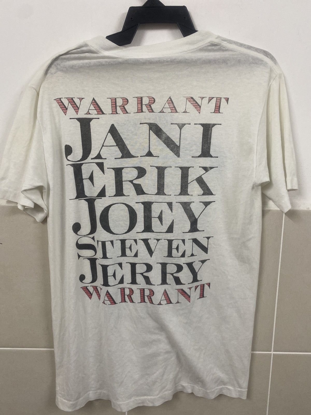 Band Tees Vintage 80s Warrant bandtees Size US L / EU 52-54 / 3 - 2 Thumbnail