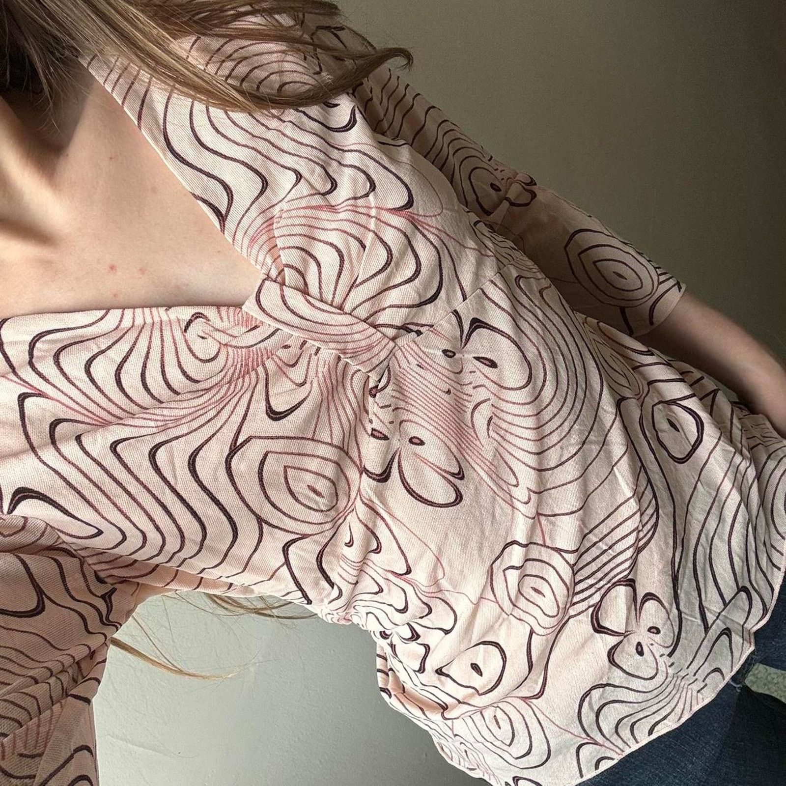 Vintage Y2K i.e. Petite Pale Pink Blouse Small Preppy Spring Summer Size S / US 4 / IT 40 - 3 Thumbnail